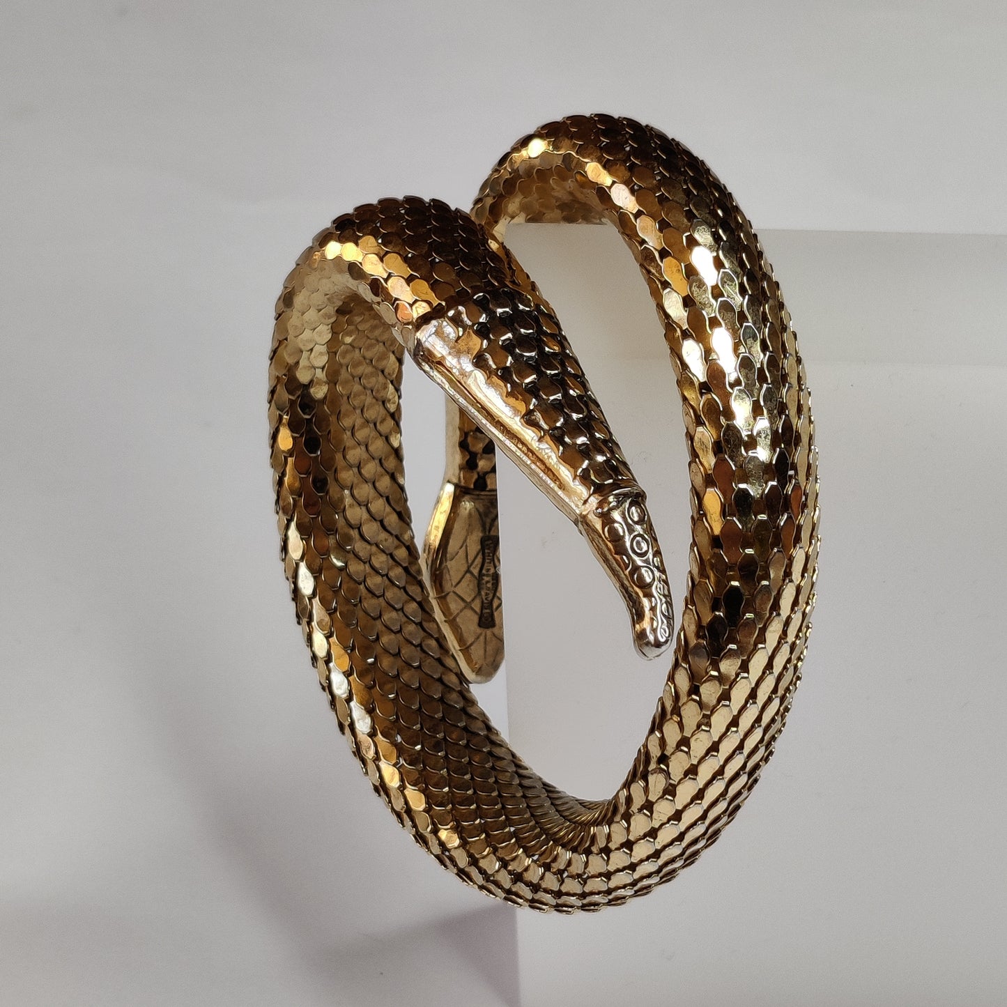 Vintage Whiting & Davis Snake Bracelet