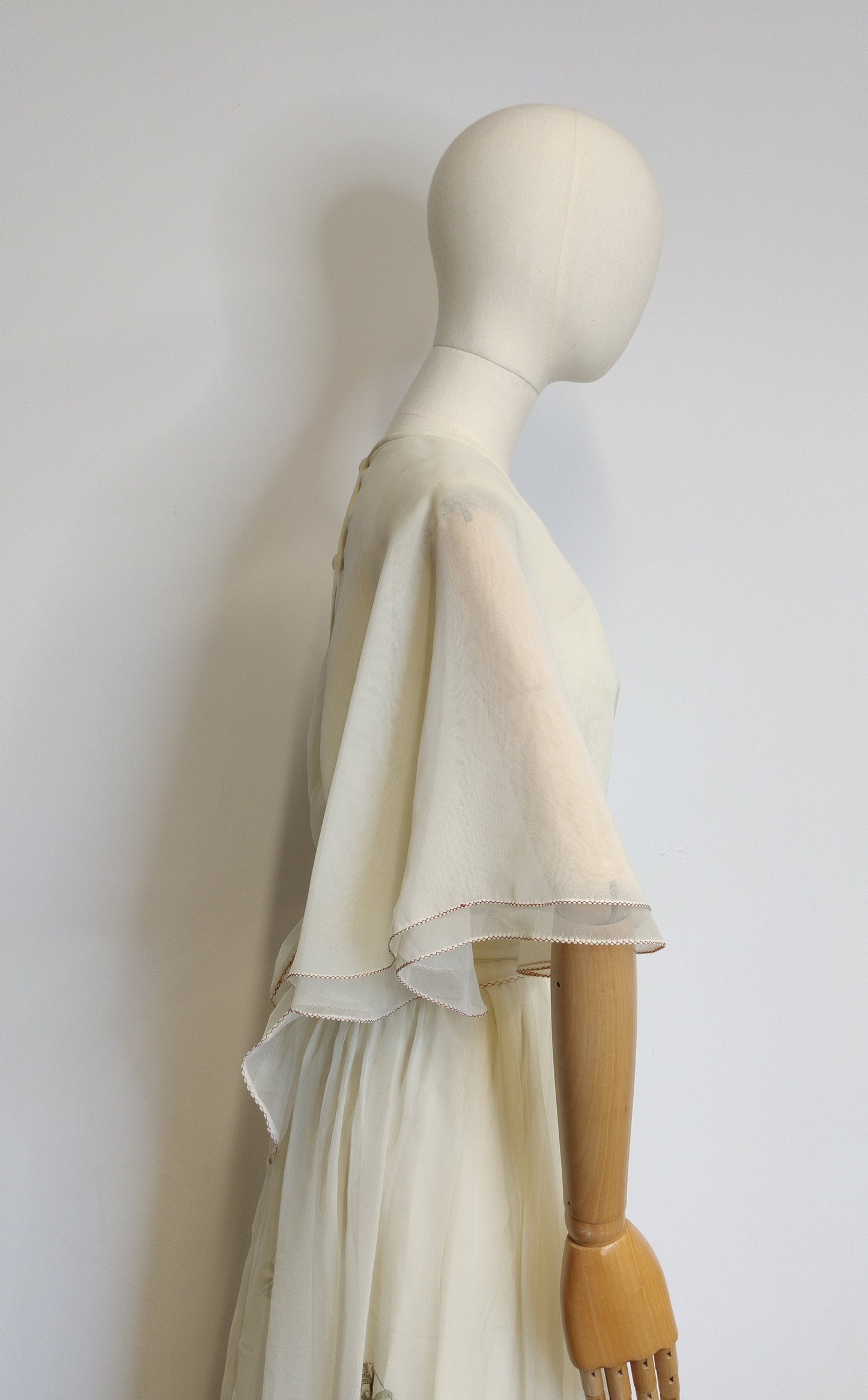 'Seashells' 1970s Maxi Dress attributed to Jean Varon