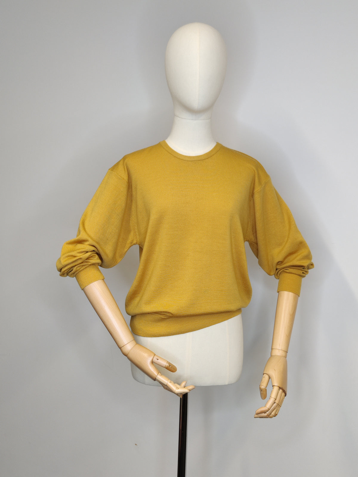 Vintage Straven Pure Merino Wool Crew Neck Jumper