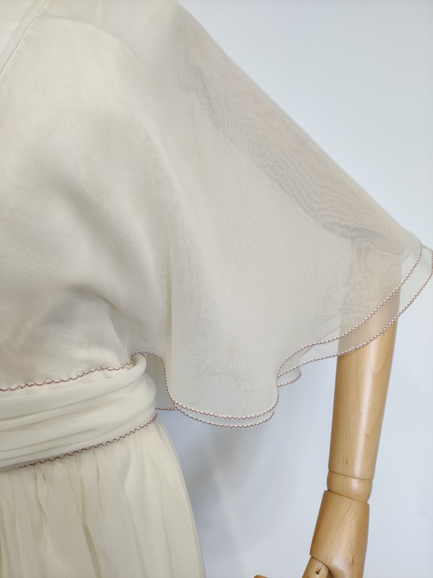 'Seashells' 1970s Maxi Dress attributed to Jean Varon