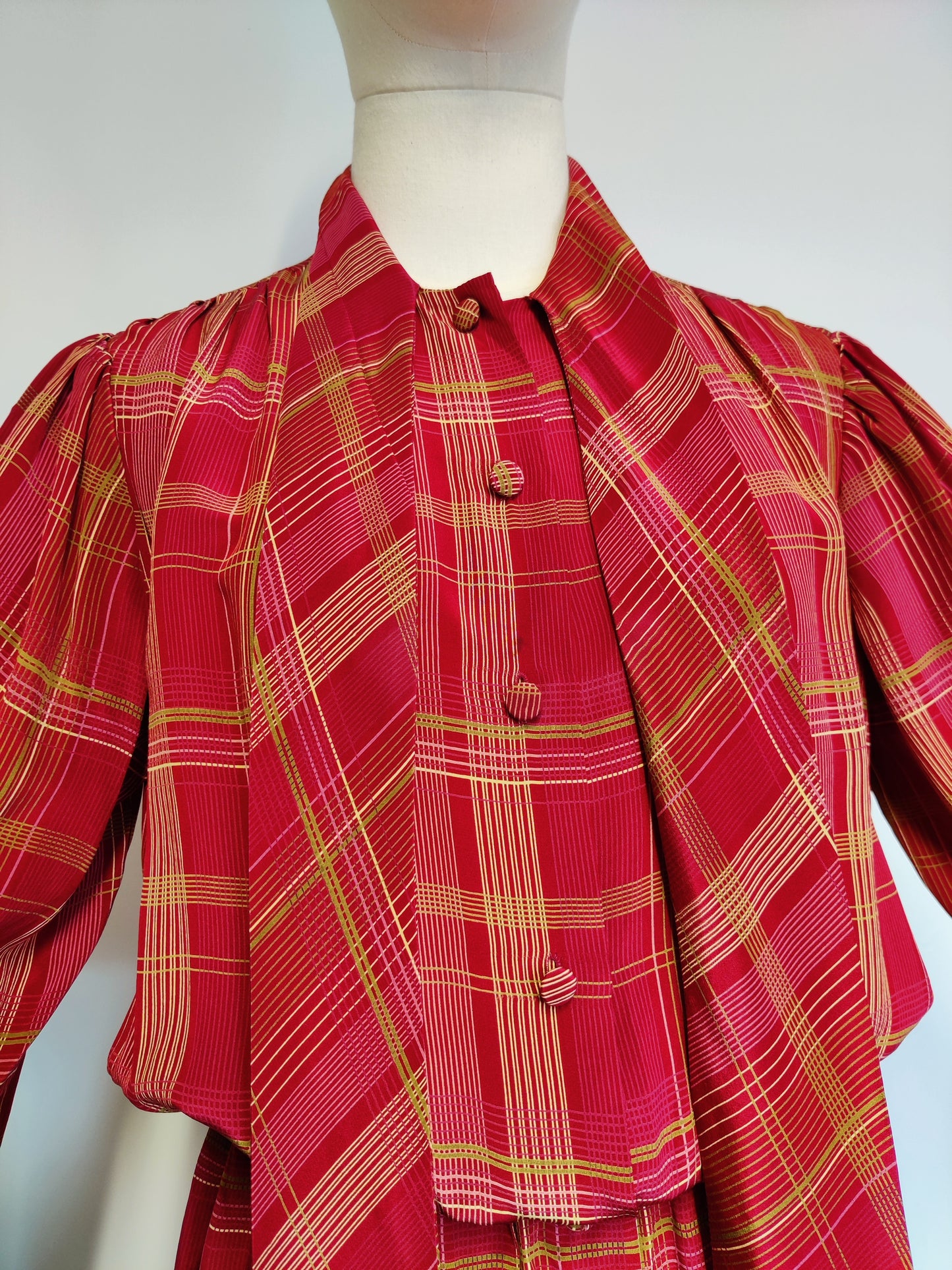 1970s Handmade 'Dior' Silk Dress