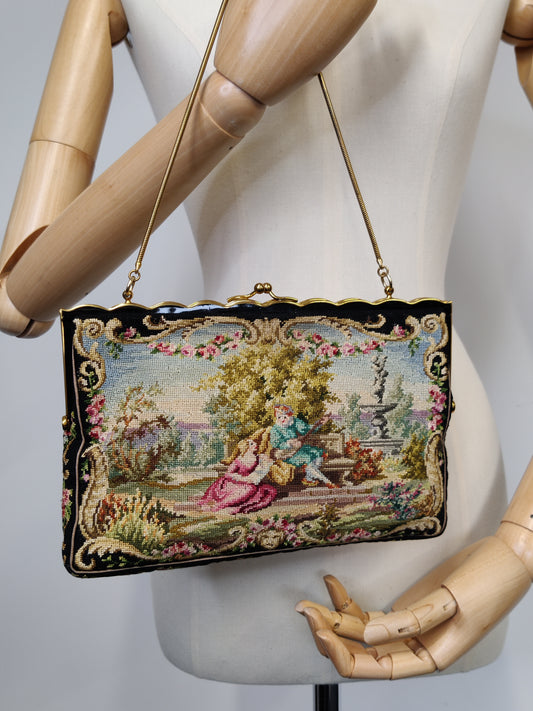 Vintage Tapestry Bag