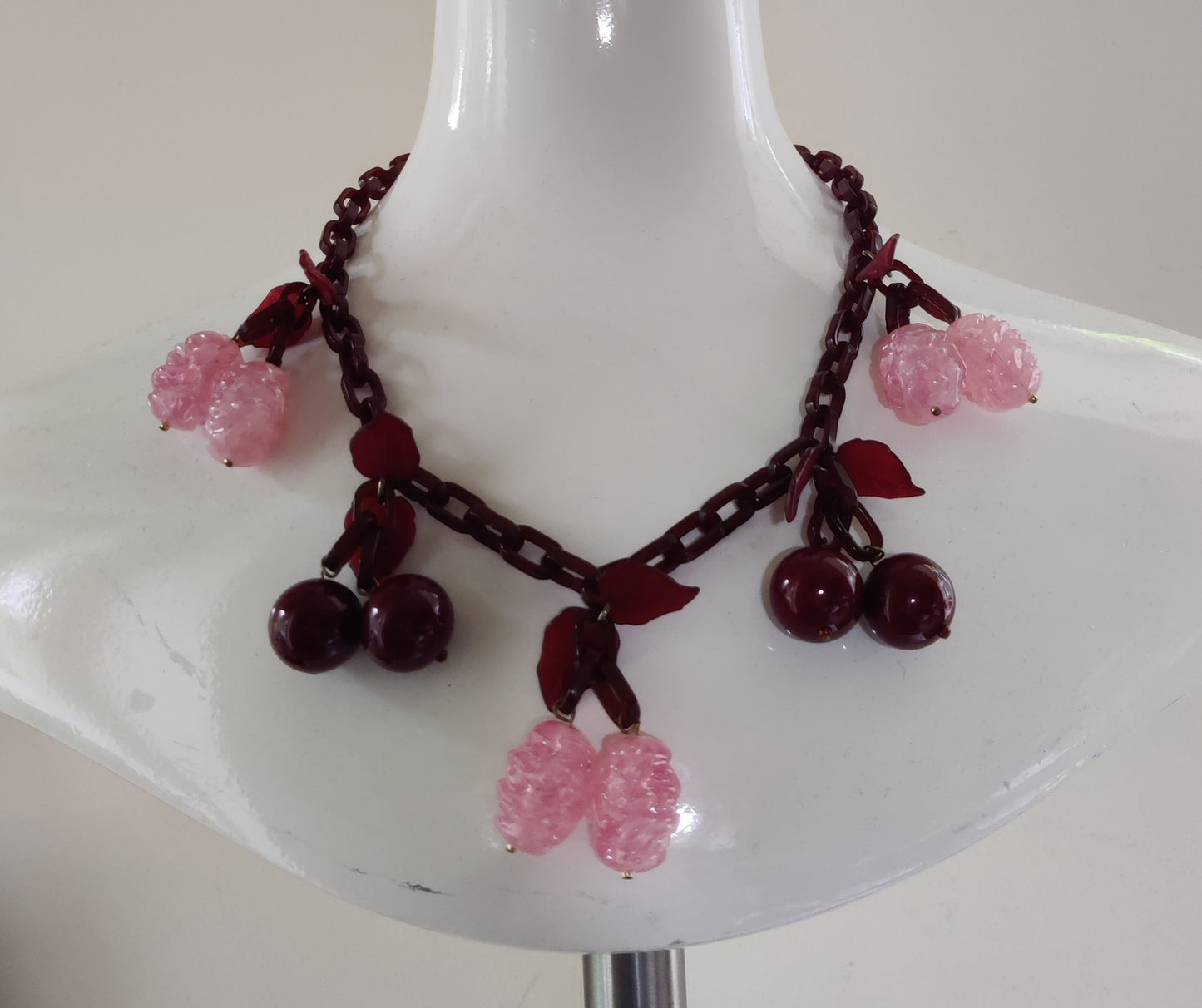 Vintage Fruit Necklace