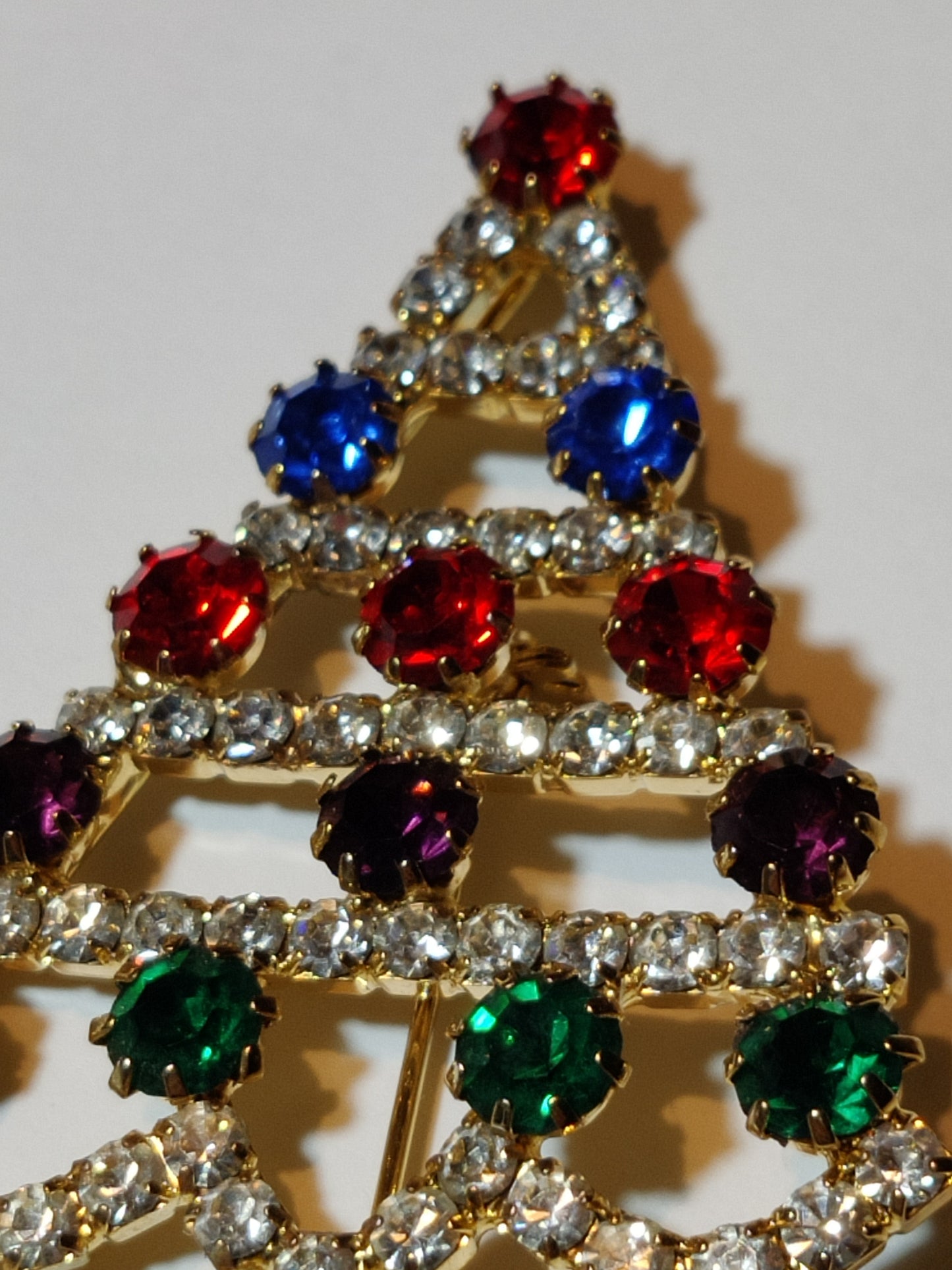 Vintage Christmas Tree Brooch