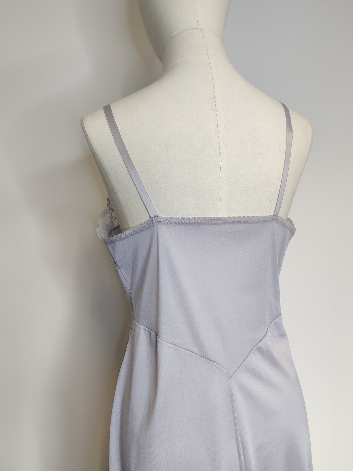 1960s Dove Grey Slip