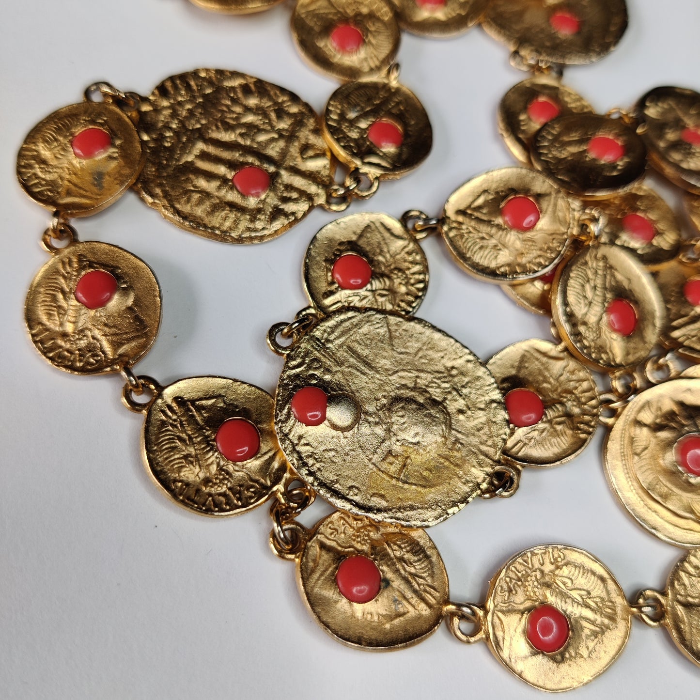 1970s Pauline Rader Coin Necklace
