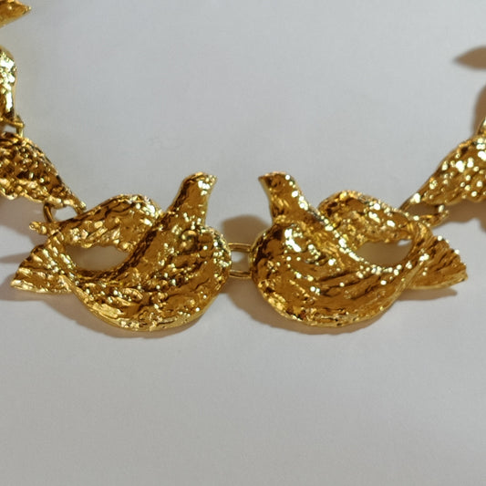 Vintage Ysl 1980s 'Braque Collection' Necklace