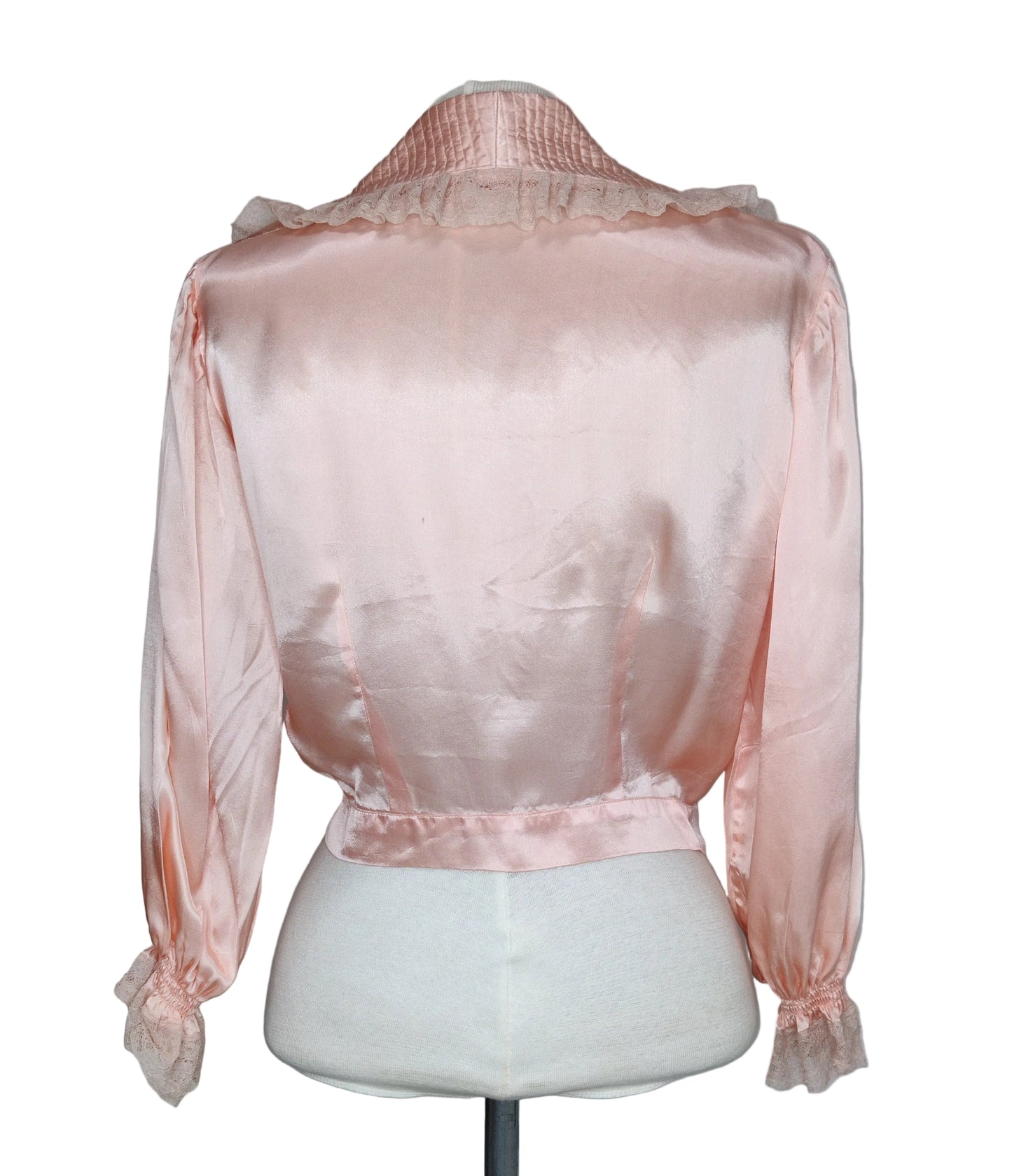 Vintage Satin Bed Jacket