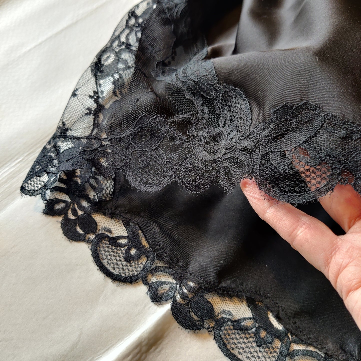 1970s Black Teddy/Camiknickers