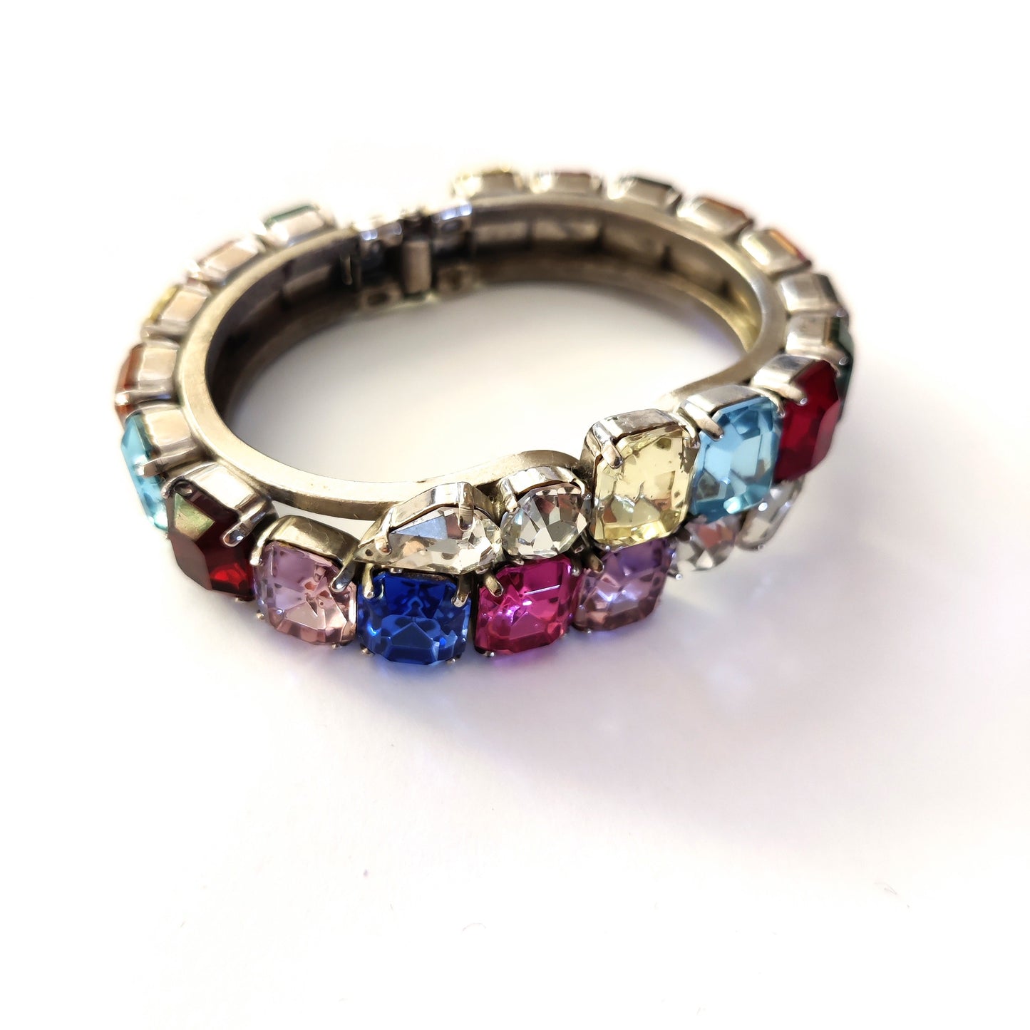Multicoloured Rhinestone Bangle