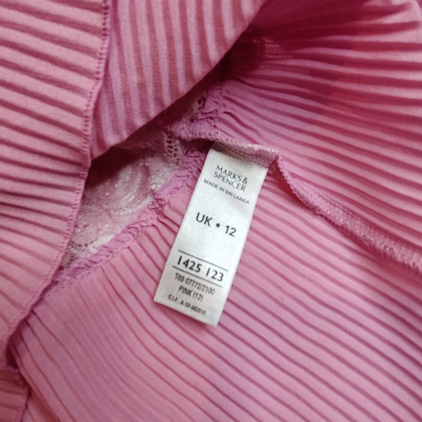 Pink Camisole & French Knickers Set