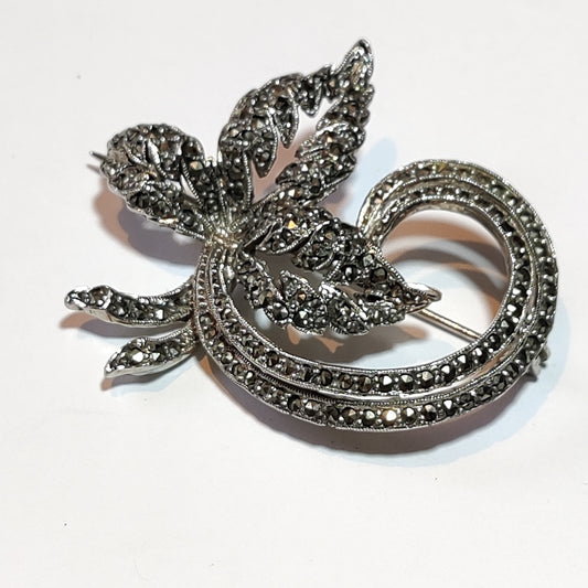 Vintage Marcasite Brooch