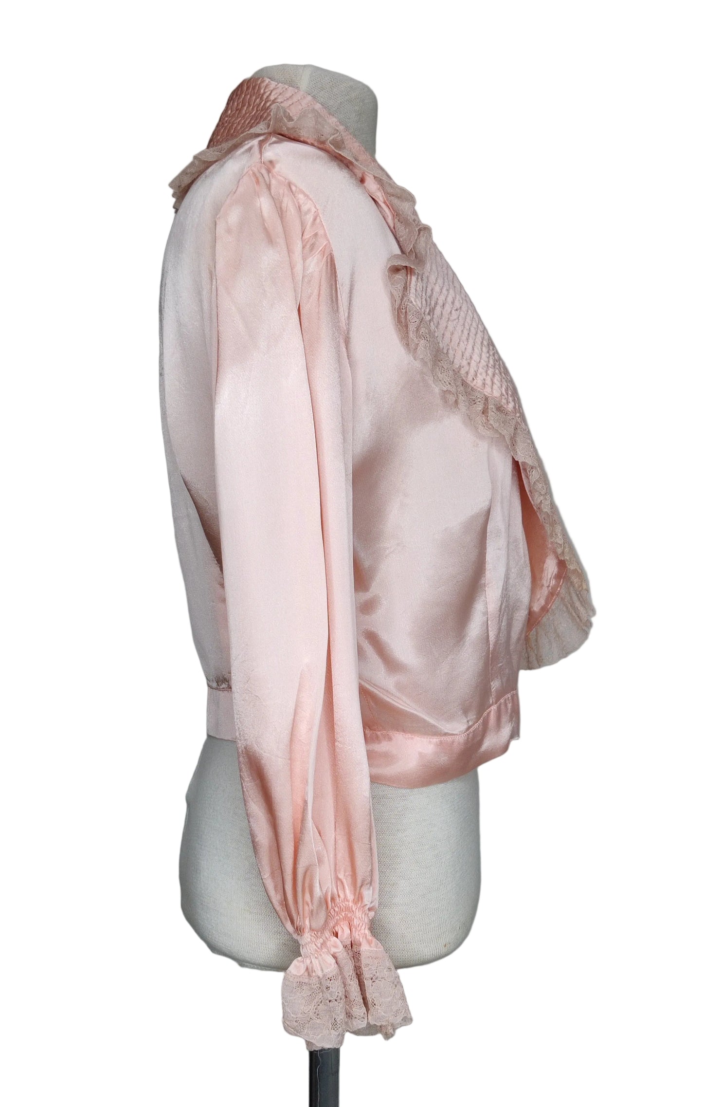 Vintage Satin Bed Jacket