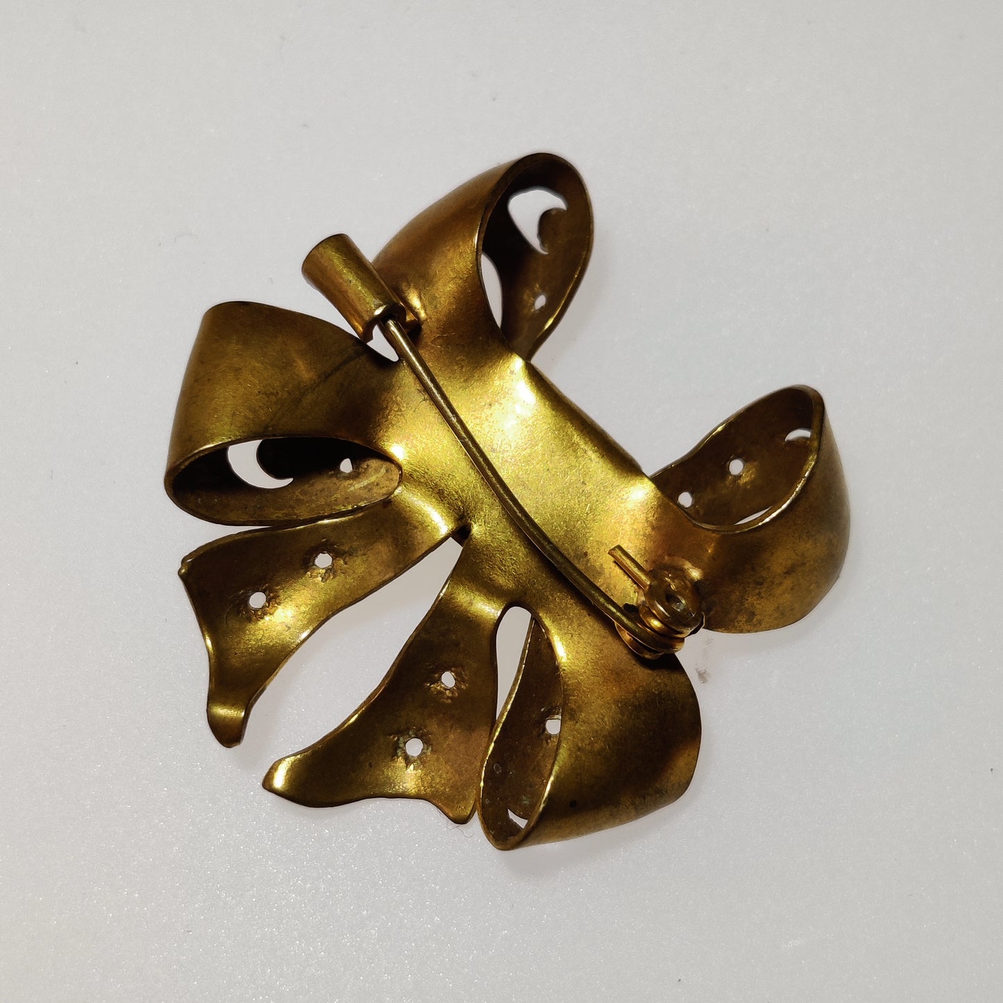 Vintage Celestial Bow Brooch