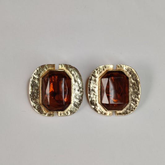 Vintage 1980s Clip Earrings