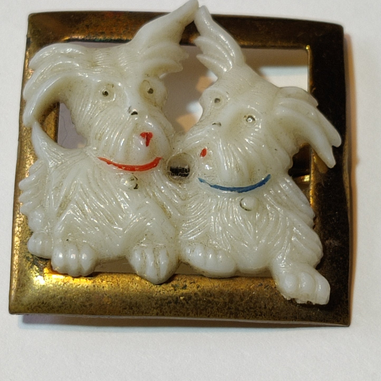 Vintage Westies Brooch