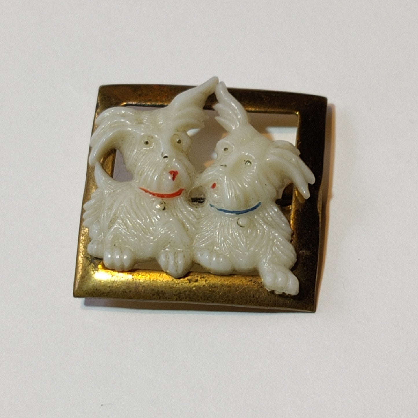 Vintage Westies Brooch