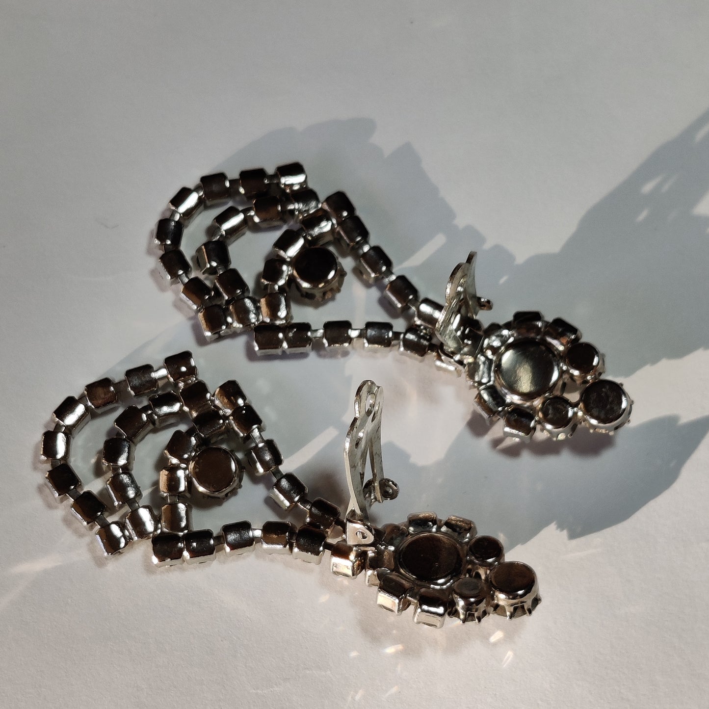 1980s Diamante Earrings