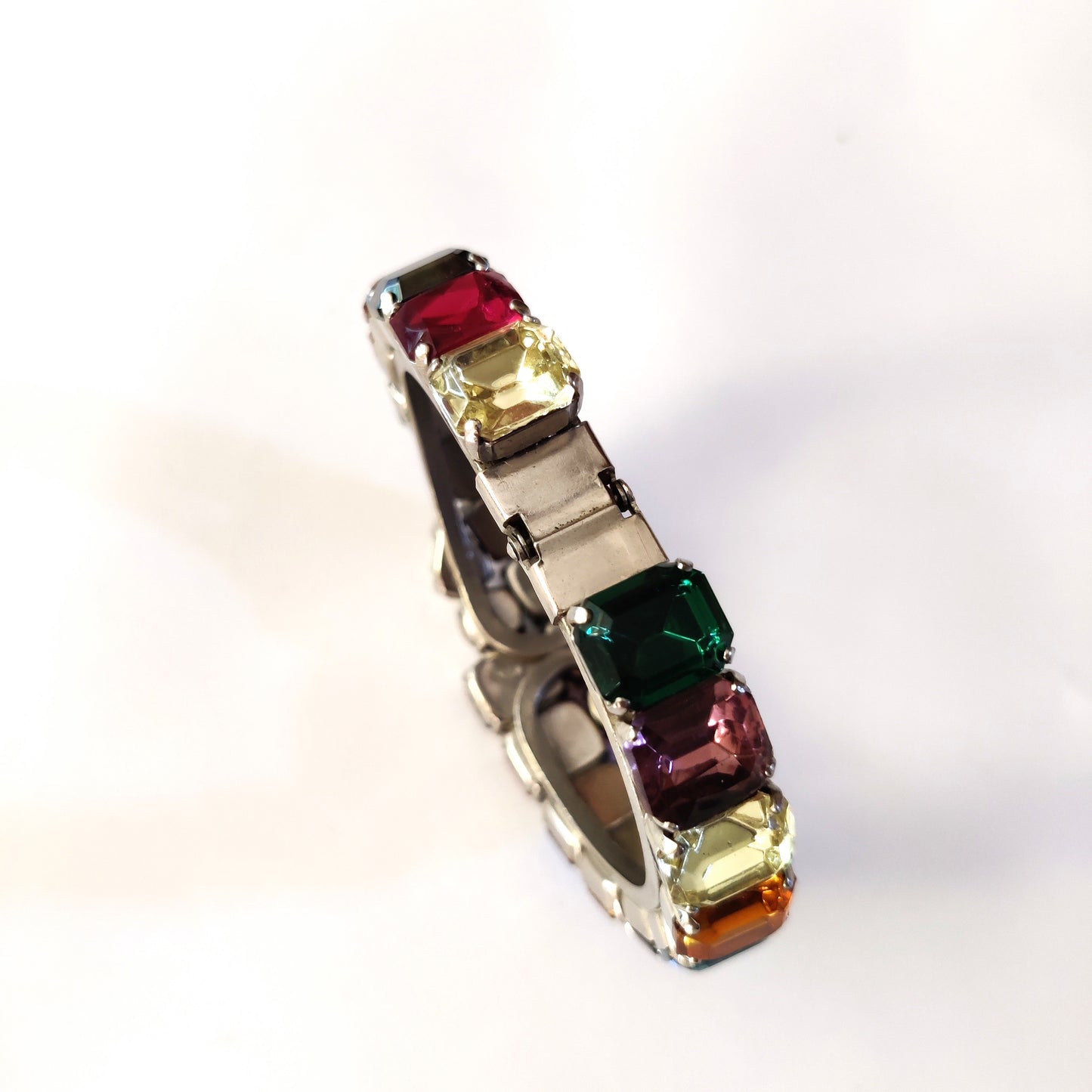 Multicoloured Rhinestone Bangle