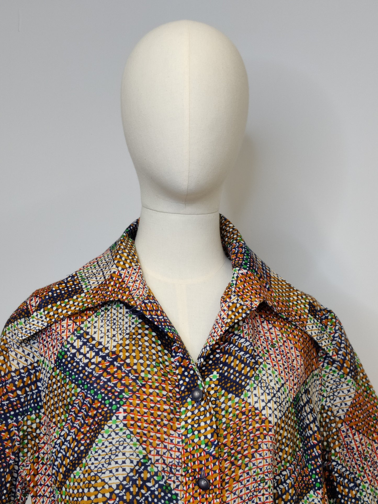 1970s Patterned Shirt/Blouse