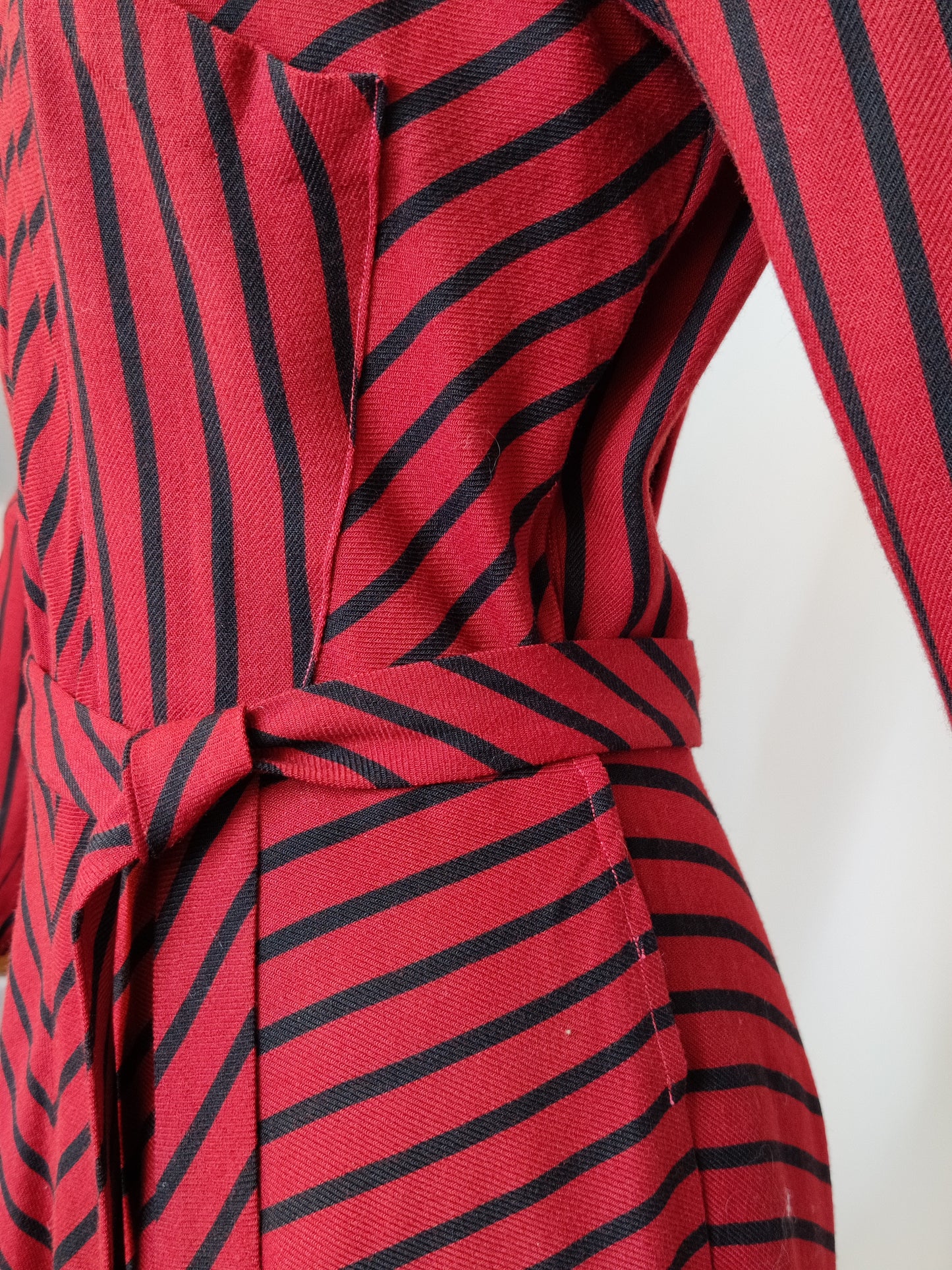 1930s Striped Dress