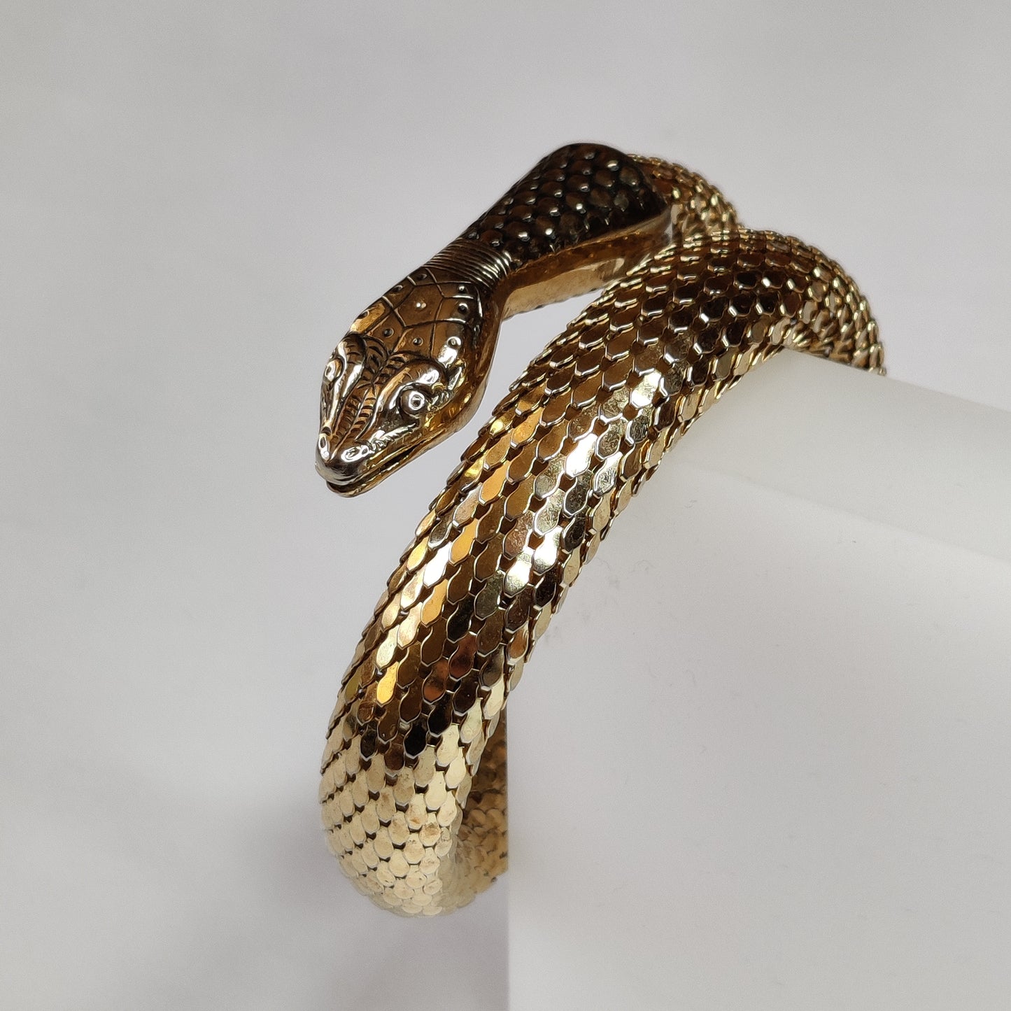 Vintage Whiting & Davis Snake Bracelet