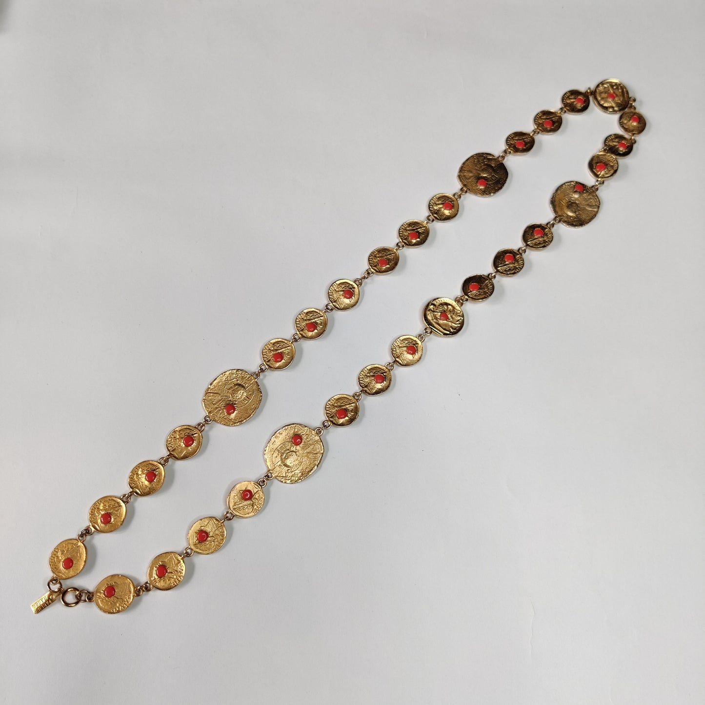 1970s Pauline Rader Coin Necklace