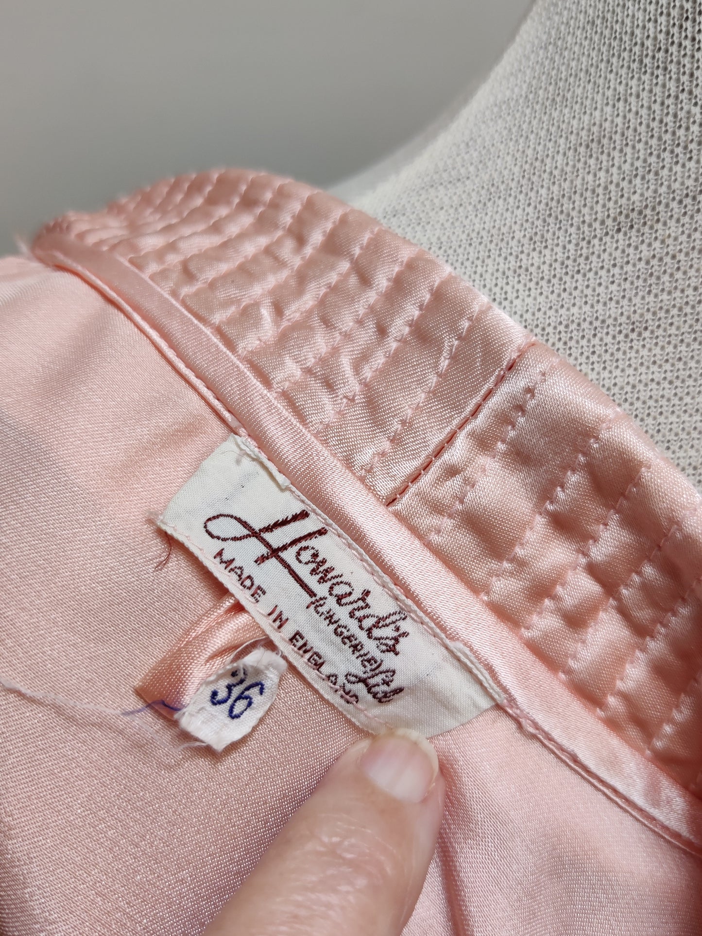 Vintage Satin Bed Jacket