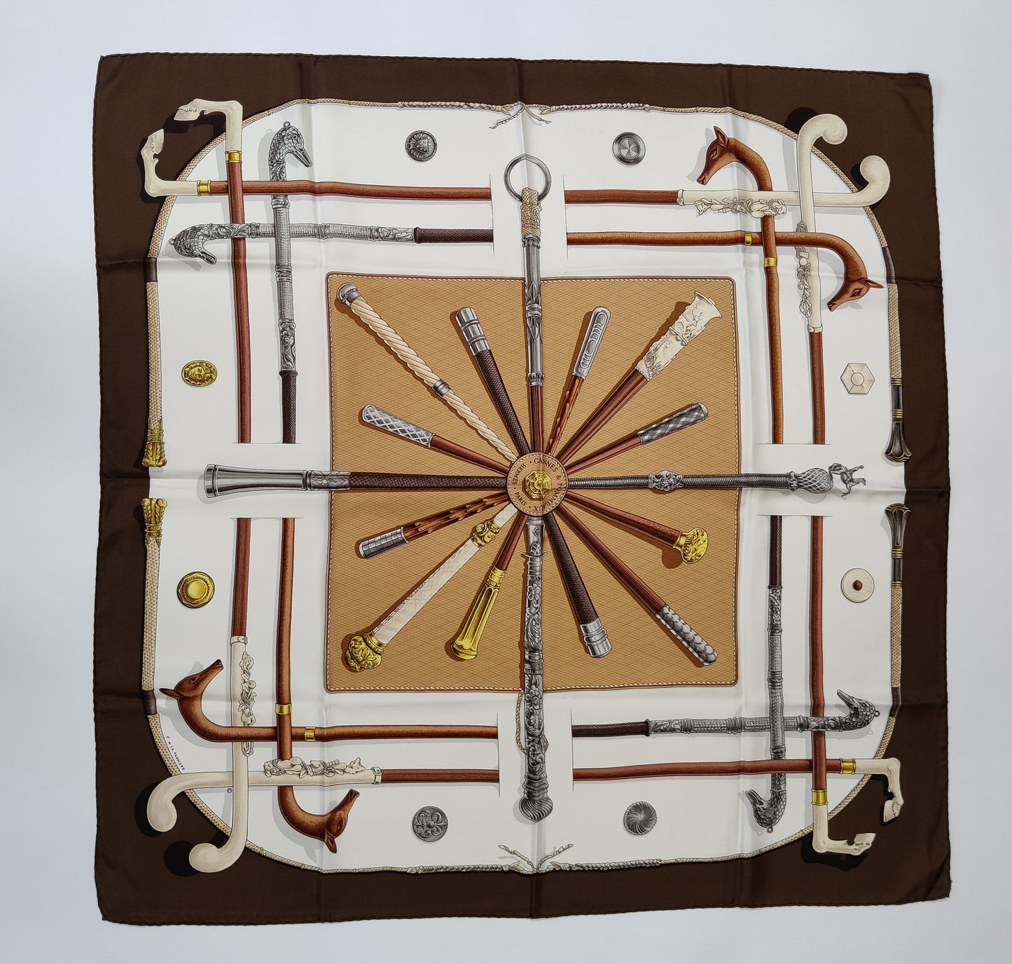 Hermes Silk Scarf
