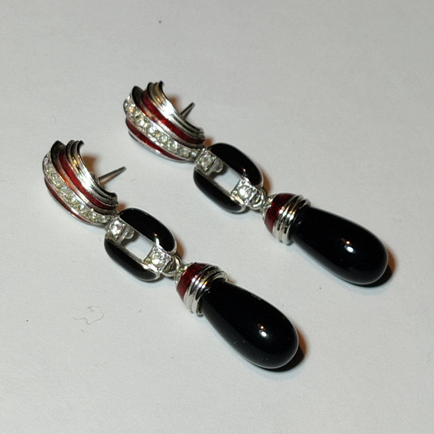 1980s Art Deco Style Earrings