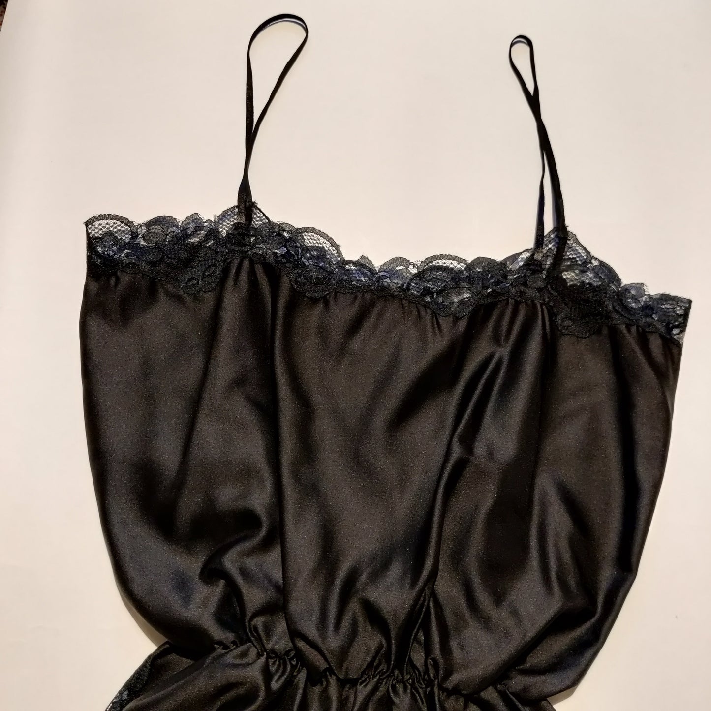 1970s Black Teddy/Camiknickers
