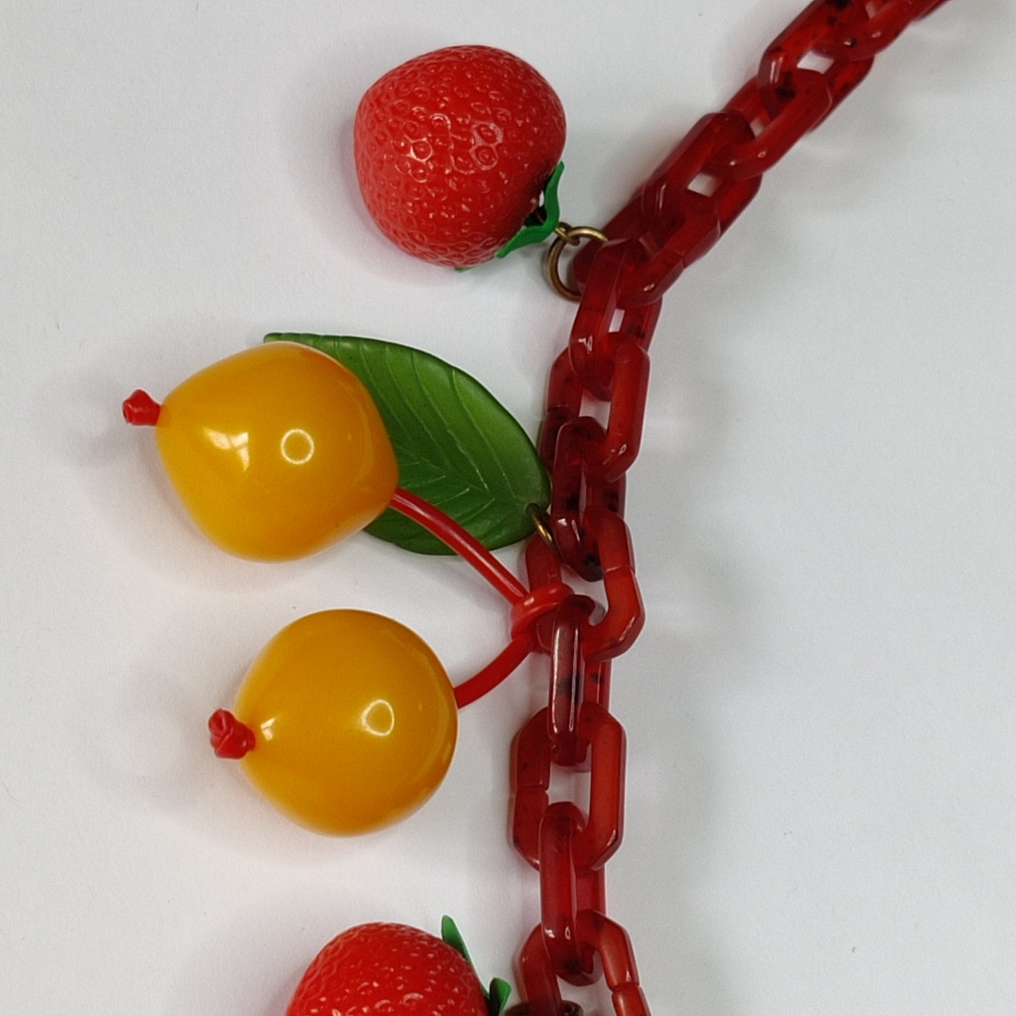 Vintage Fruit Necklace
