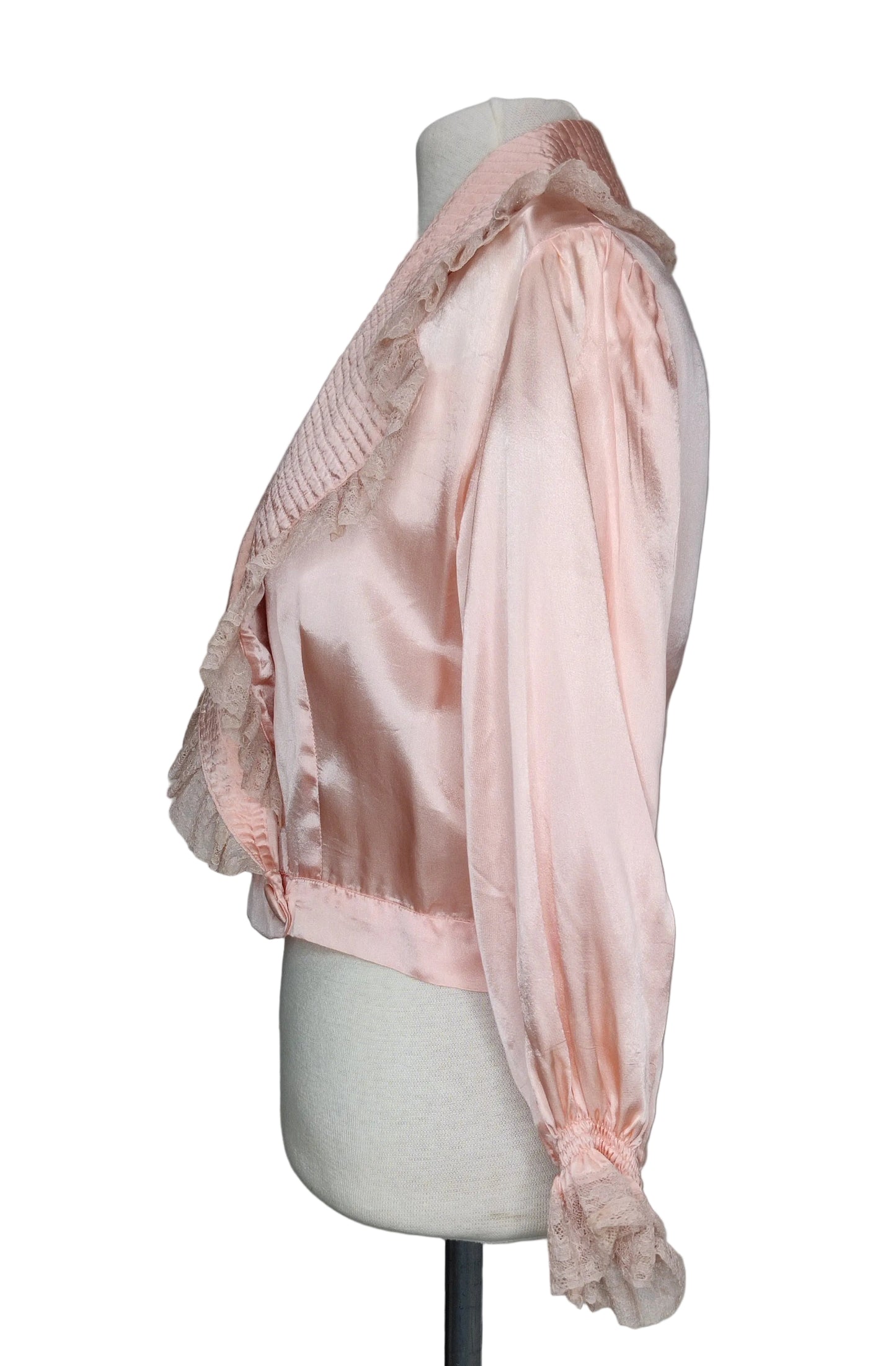 Vintage Satin Bed Jacket