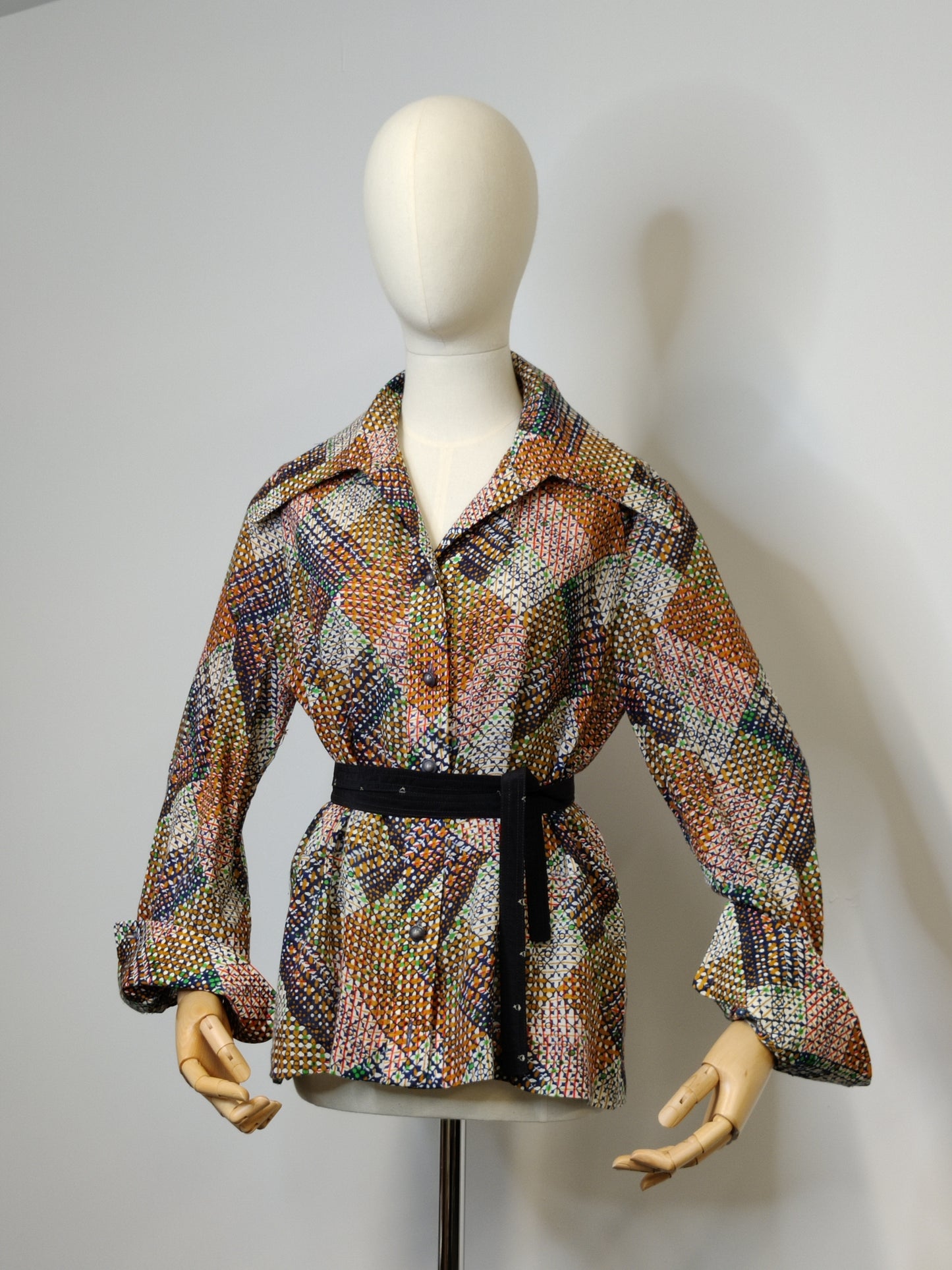 1970s Patterned Shirt/Blouse