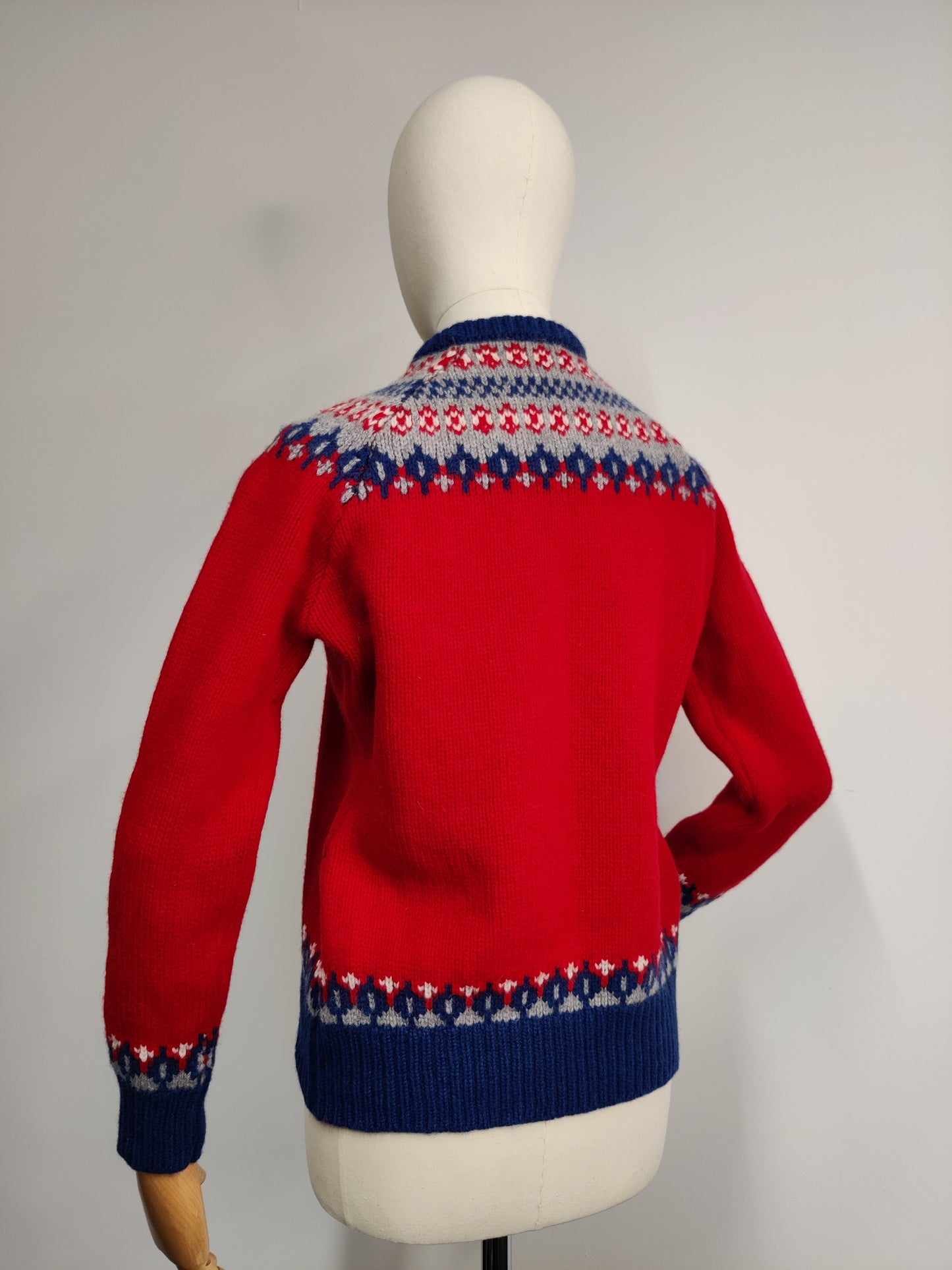 Vintage Lambswool Fair Isle Jumper