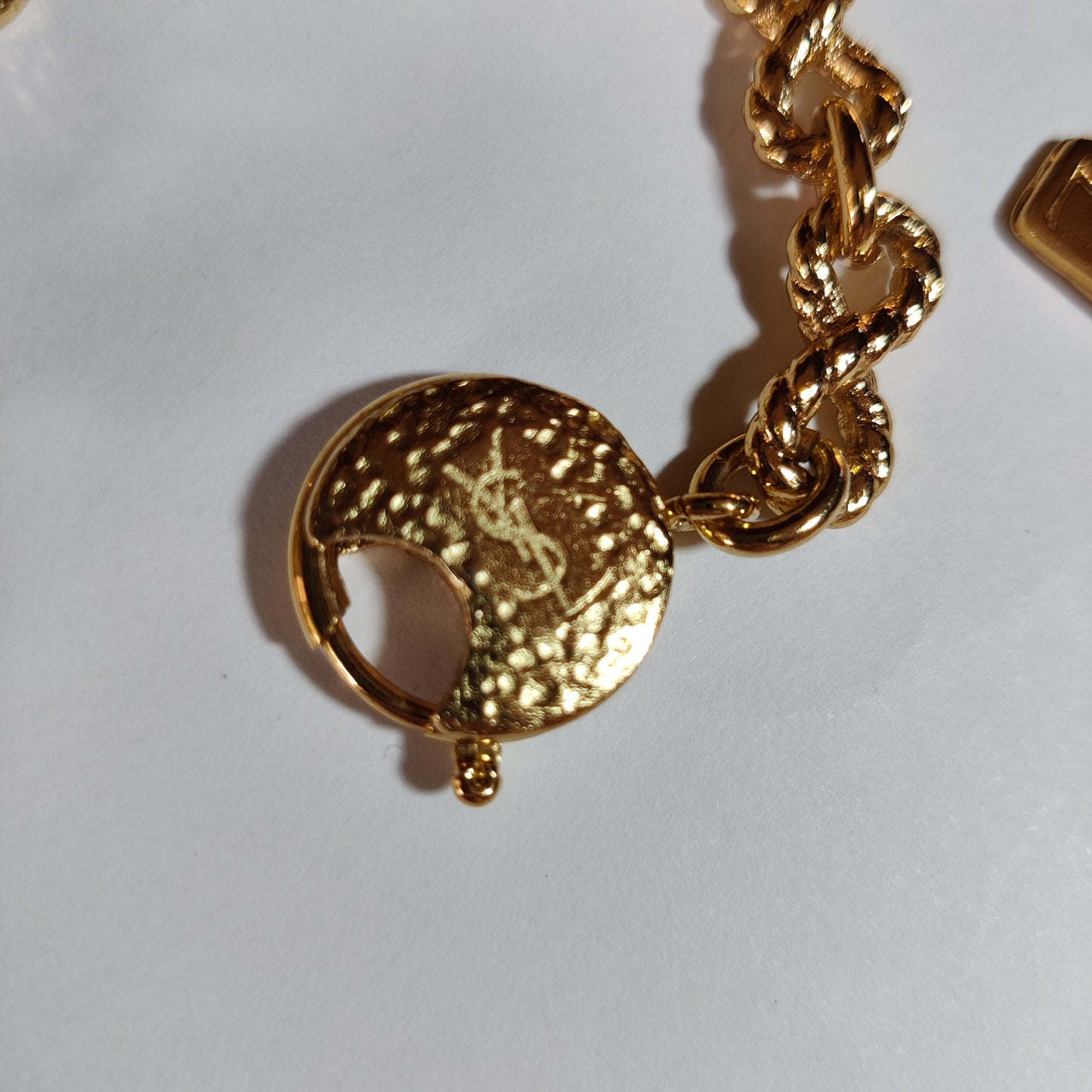 Vintage Ysl 1980s 'Braque Collection' Necklace