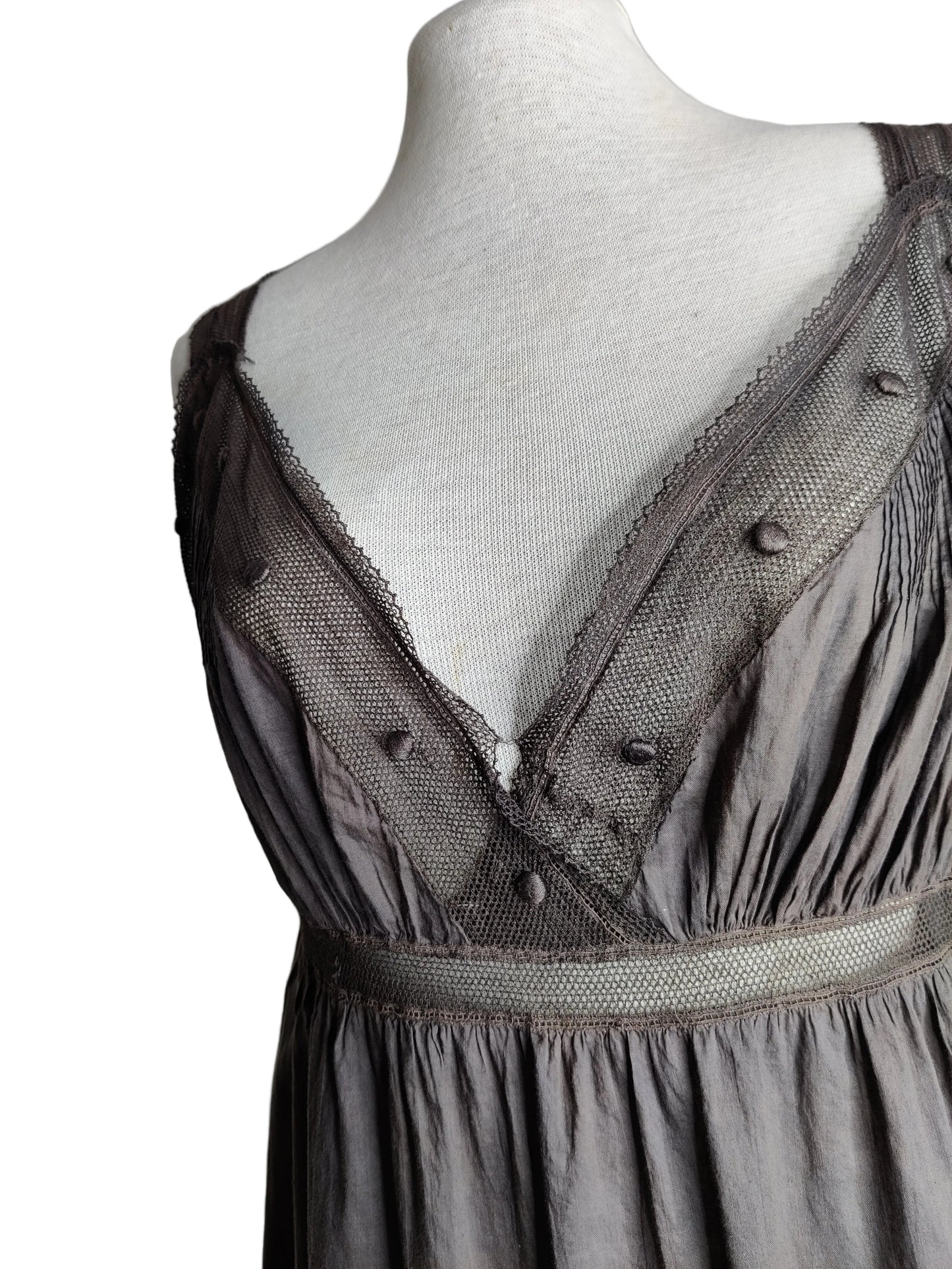 1920s Cotton Slip Dress