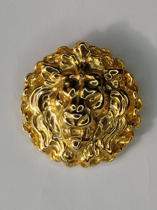 Vintage Lions Head Brooch