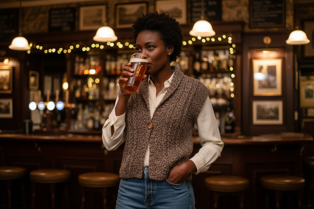 Vintage Knitted Waistcoat