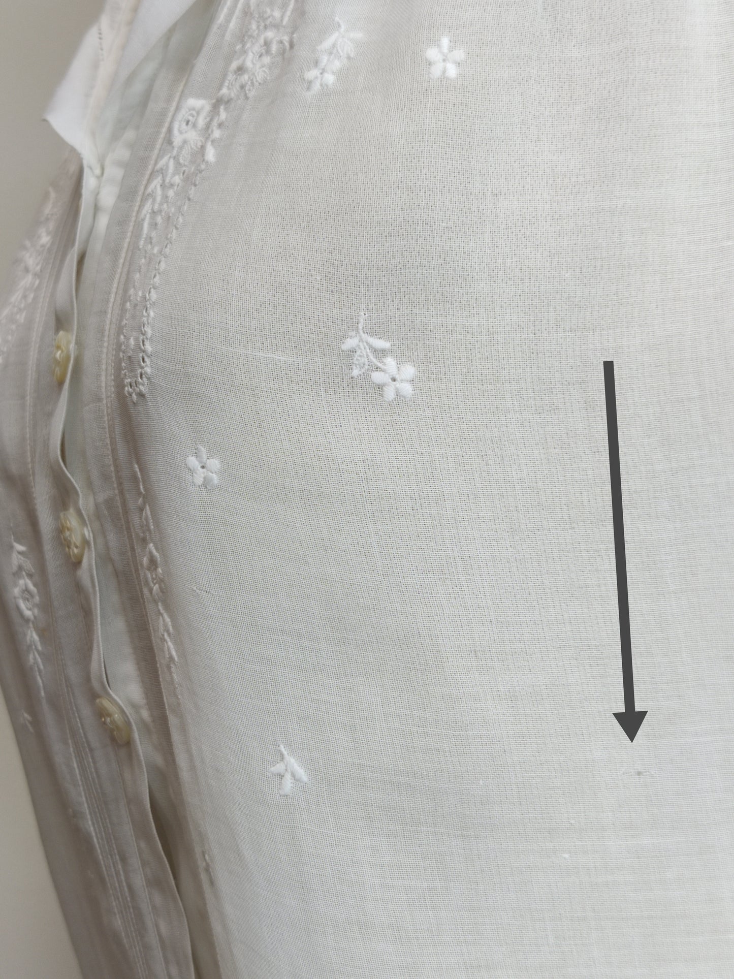 Antique Whitework Embroidered Blouse