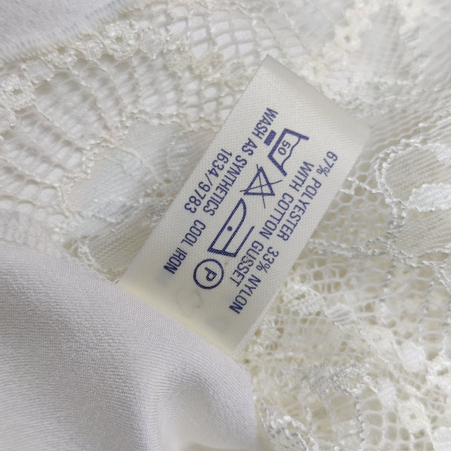 1980s Cream Teddy/Camiknickers
