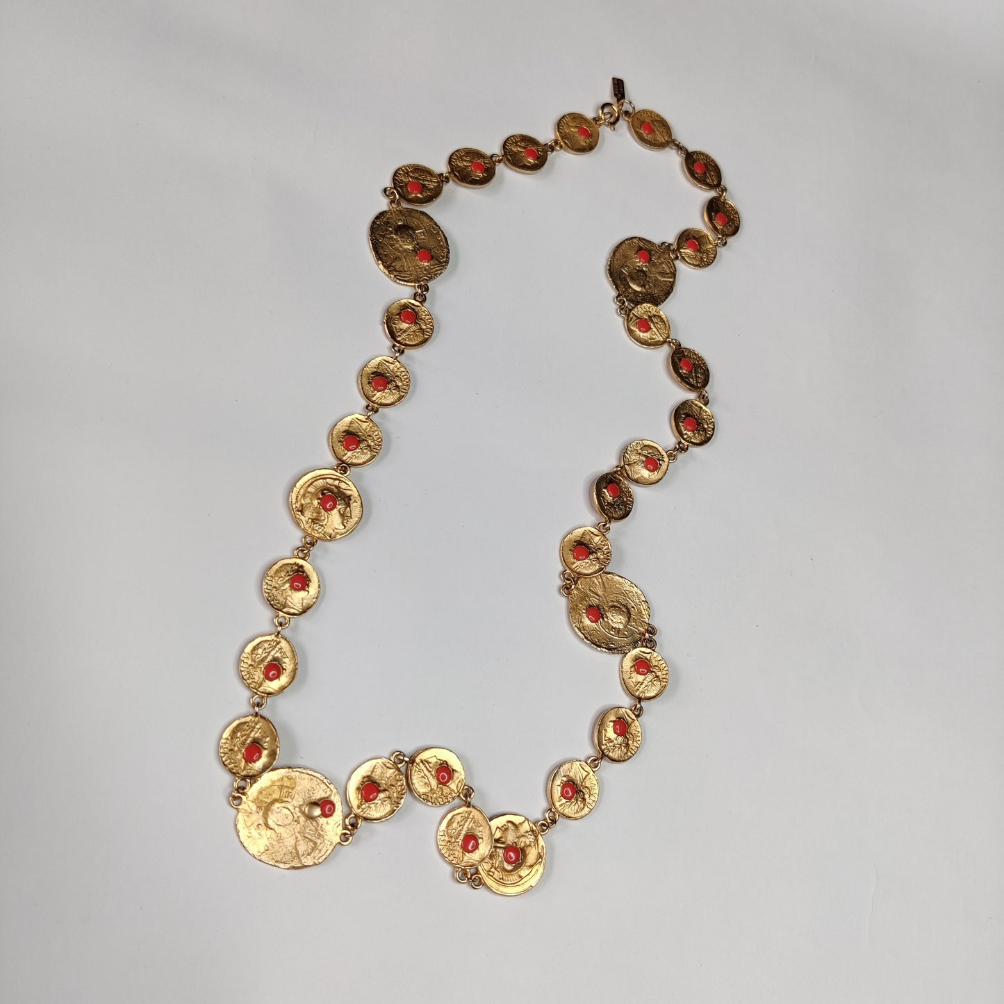1970s Pauline Rader Coin Necklace