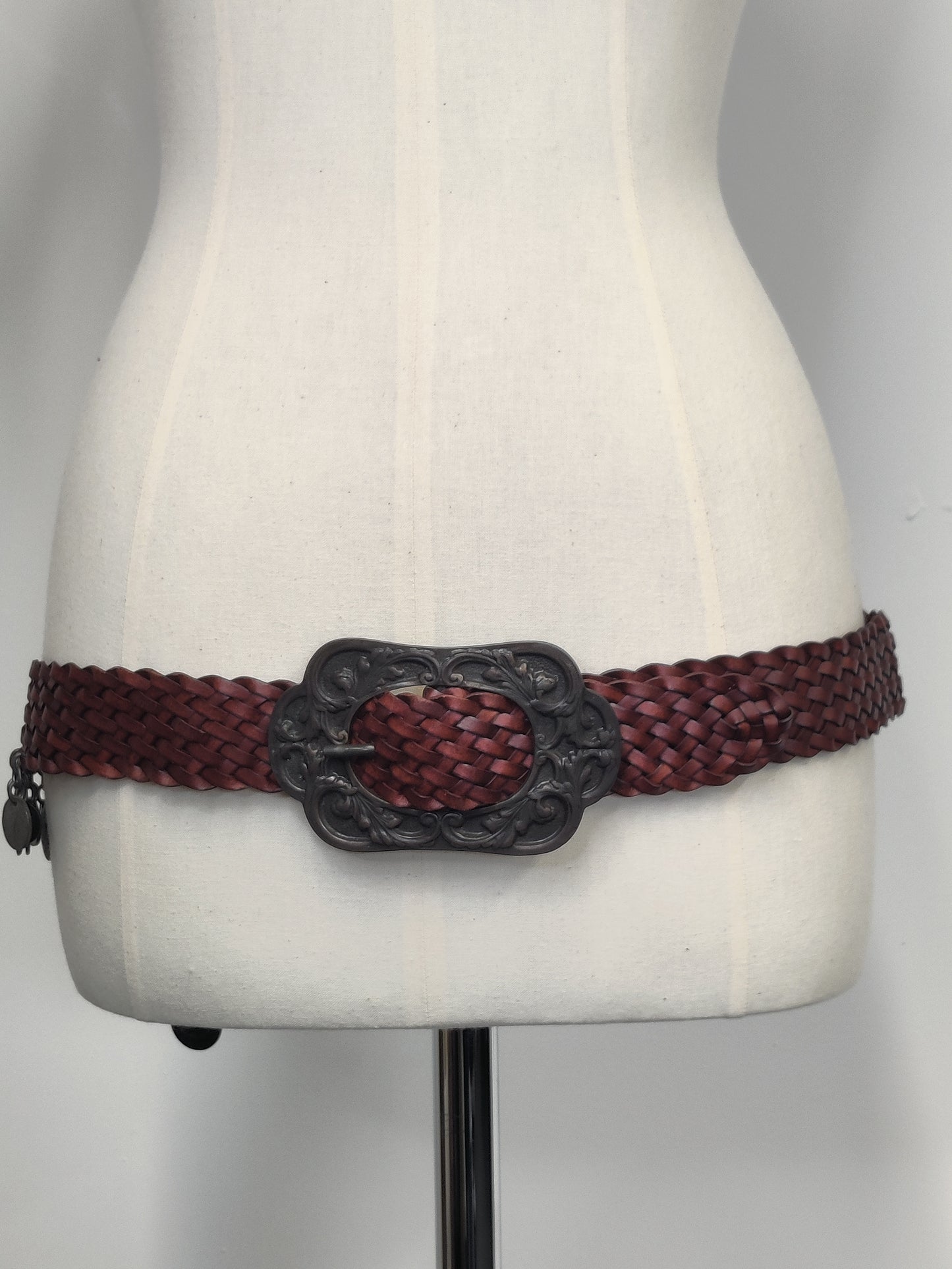 Vintage Leather/Coin Belt