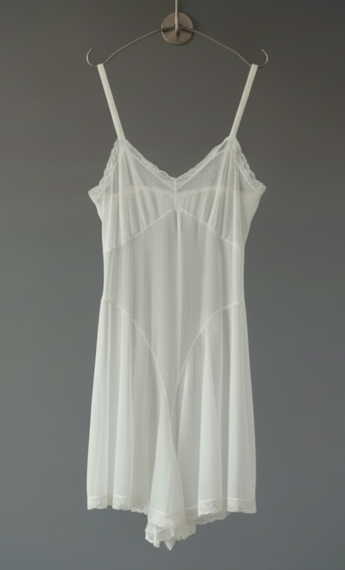 1940s Ivory/Cream Lace Teddy/Camiknickers