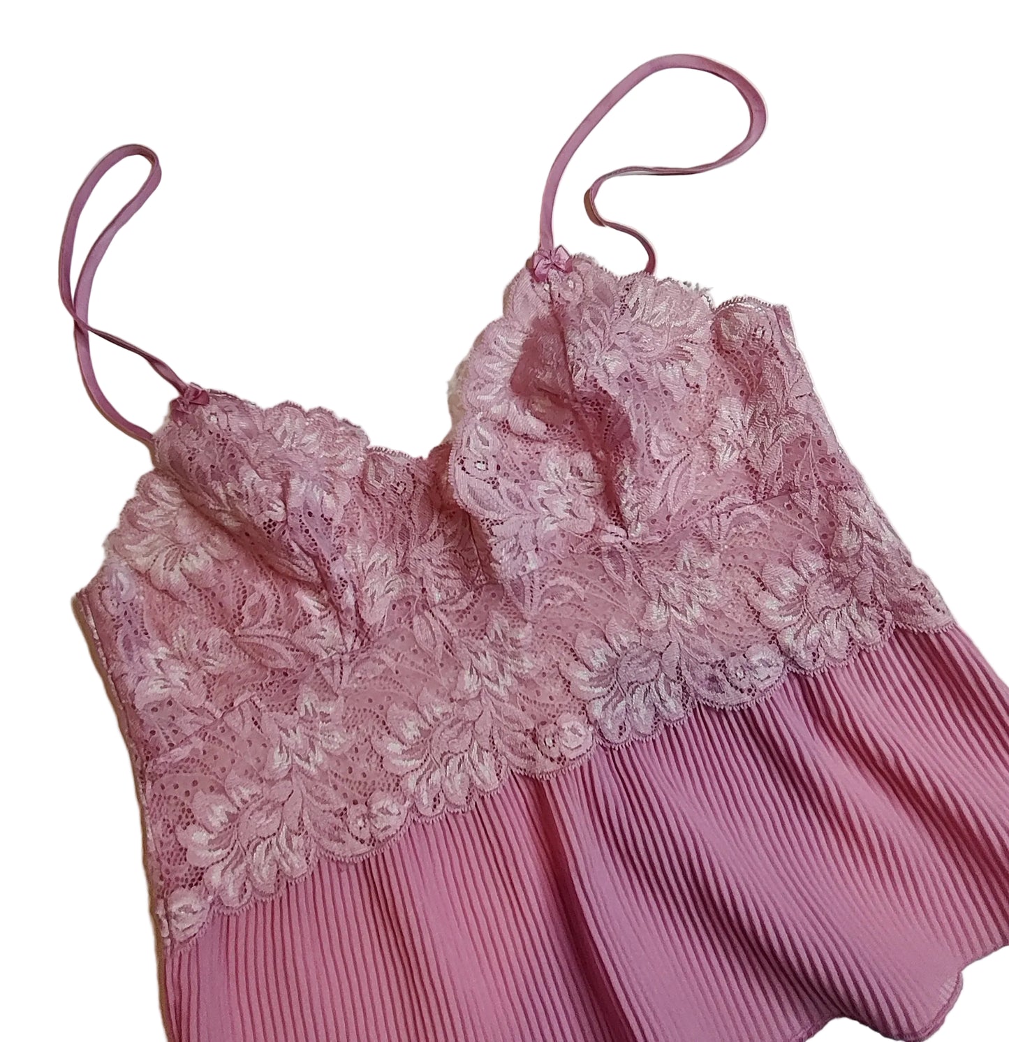 Pink Camisole & French Knickers Set
