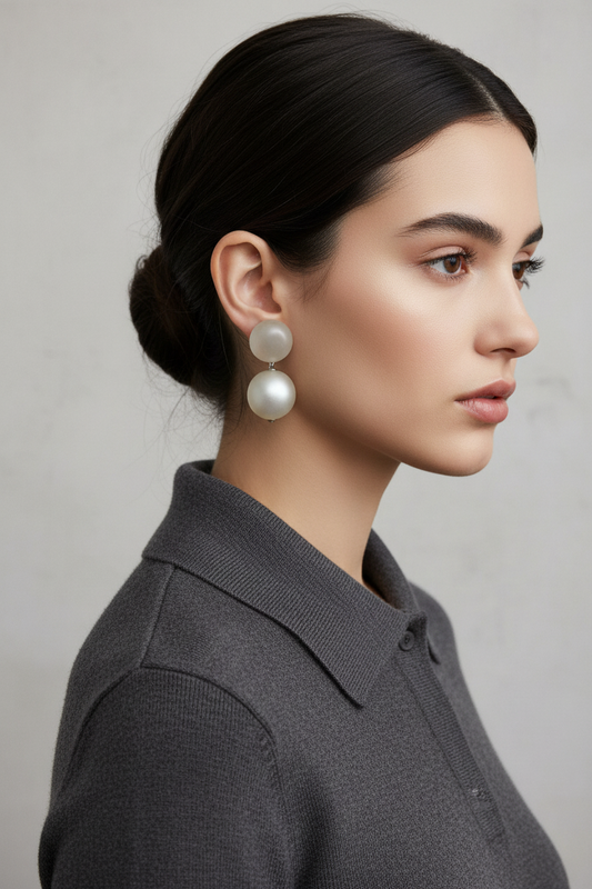 Vintage Spherical Earrings