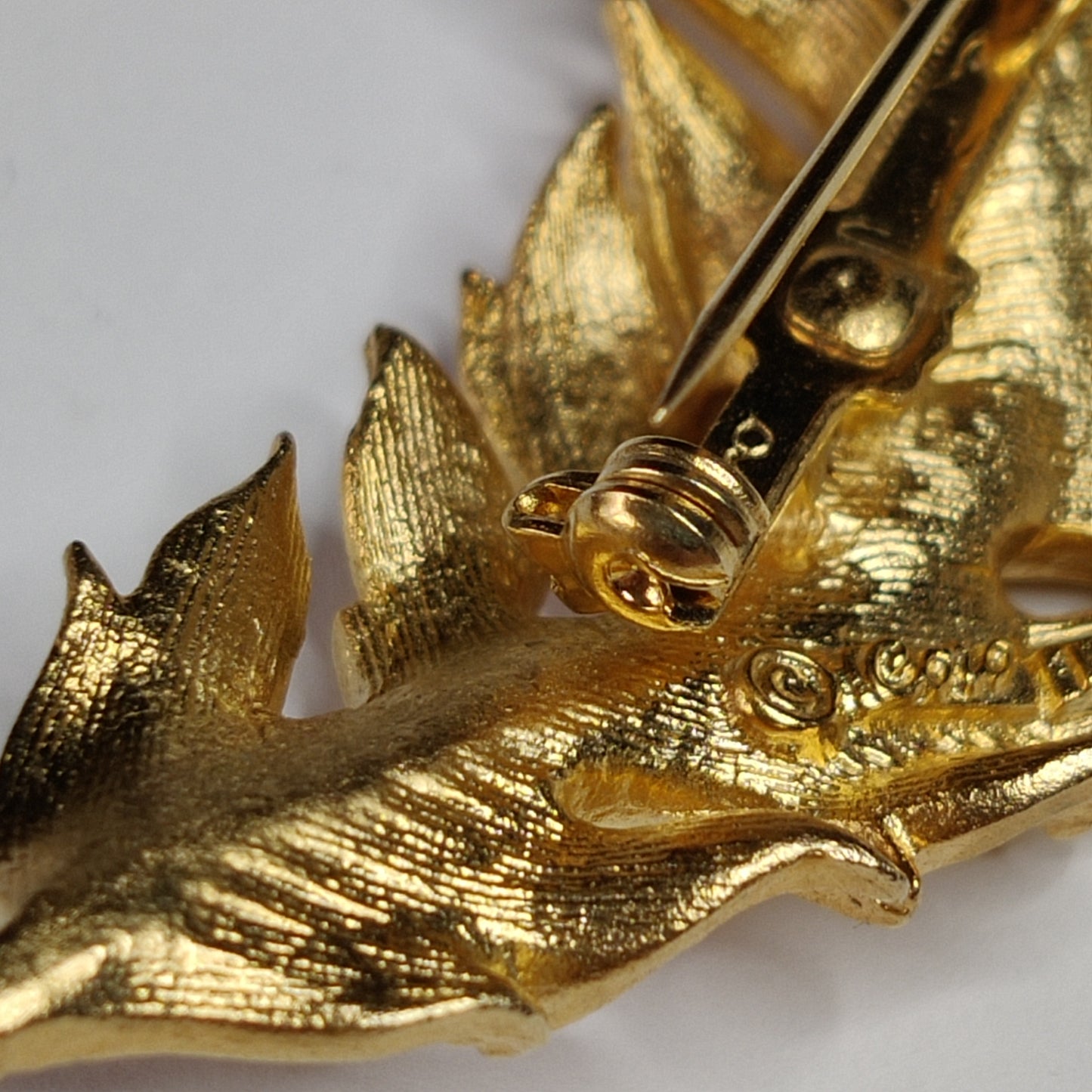 1960s Leaf Brooch by 'Coro'