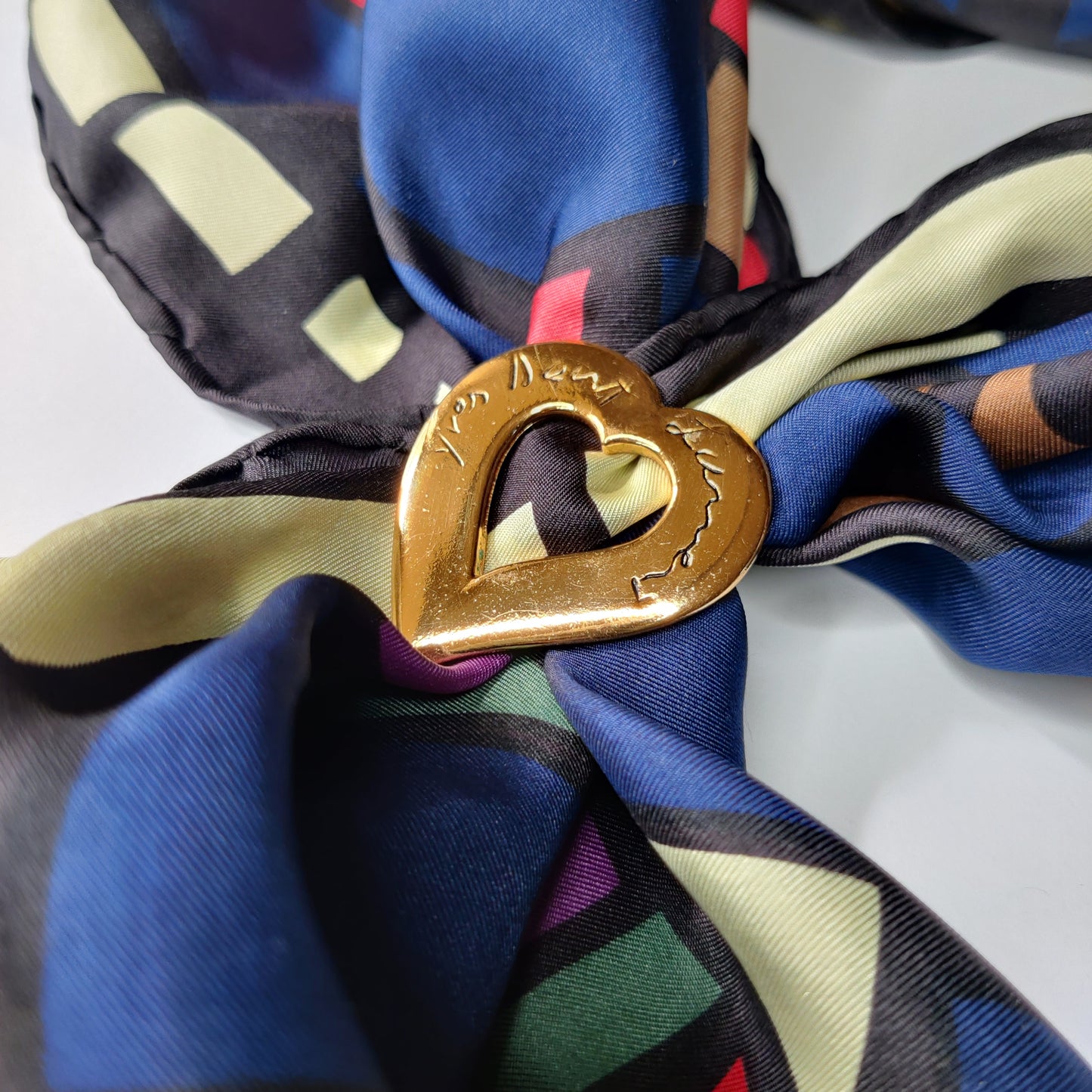 Vintage YSL Scarf Ring