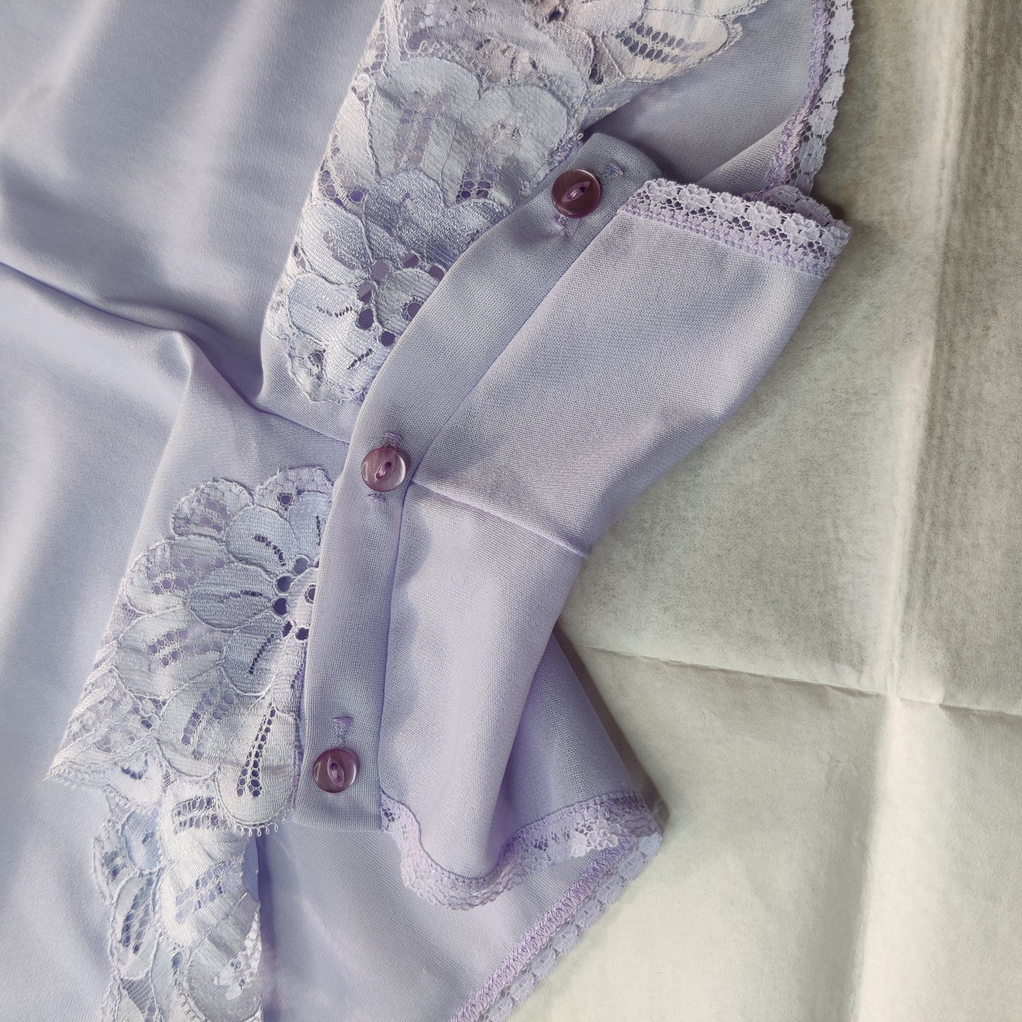 Vintage Lavender 1970s Teddy/Camiknickers