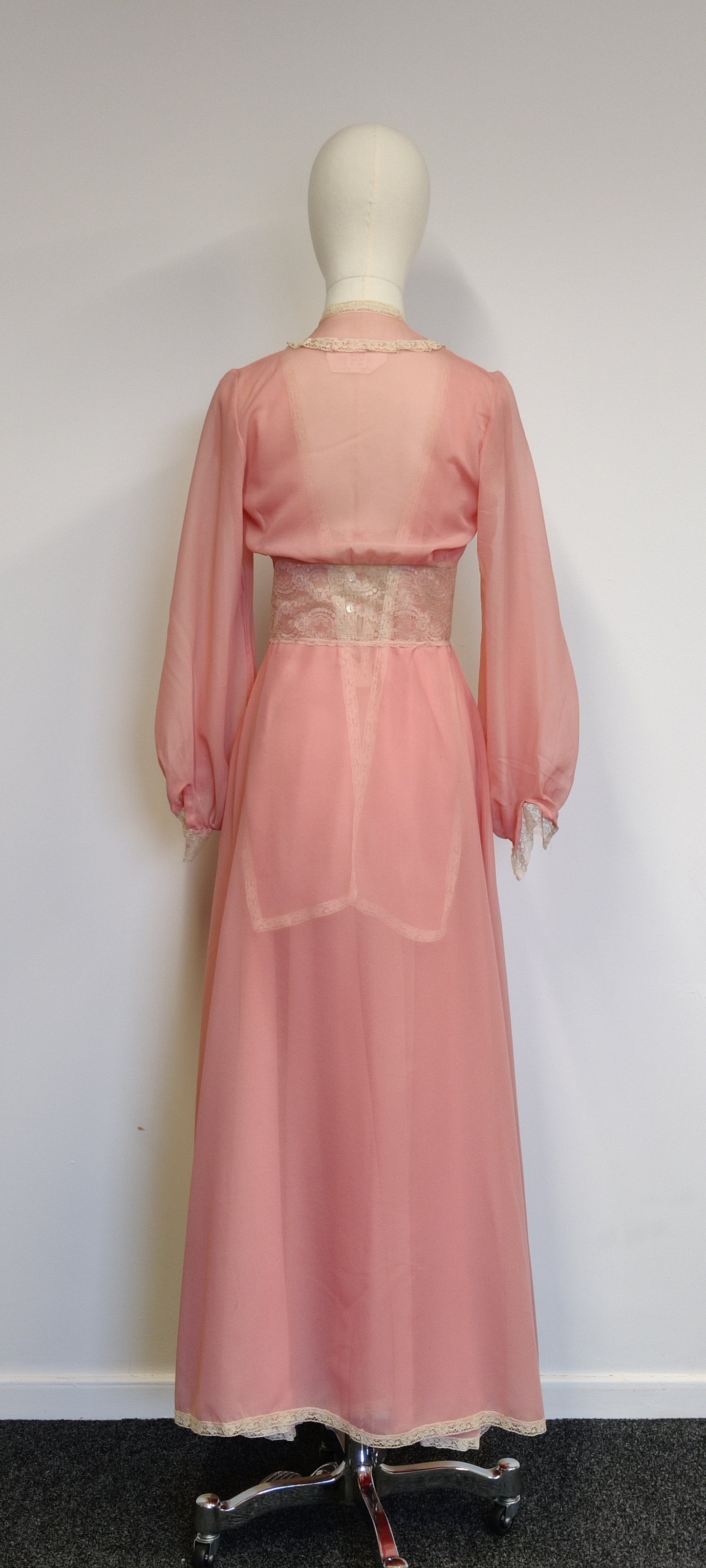 Vintage Janet Reger Nightdress and Gown Set